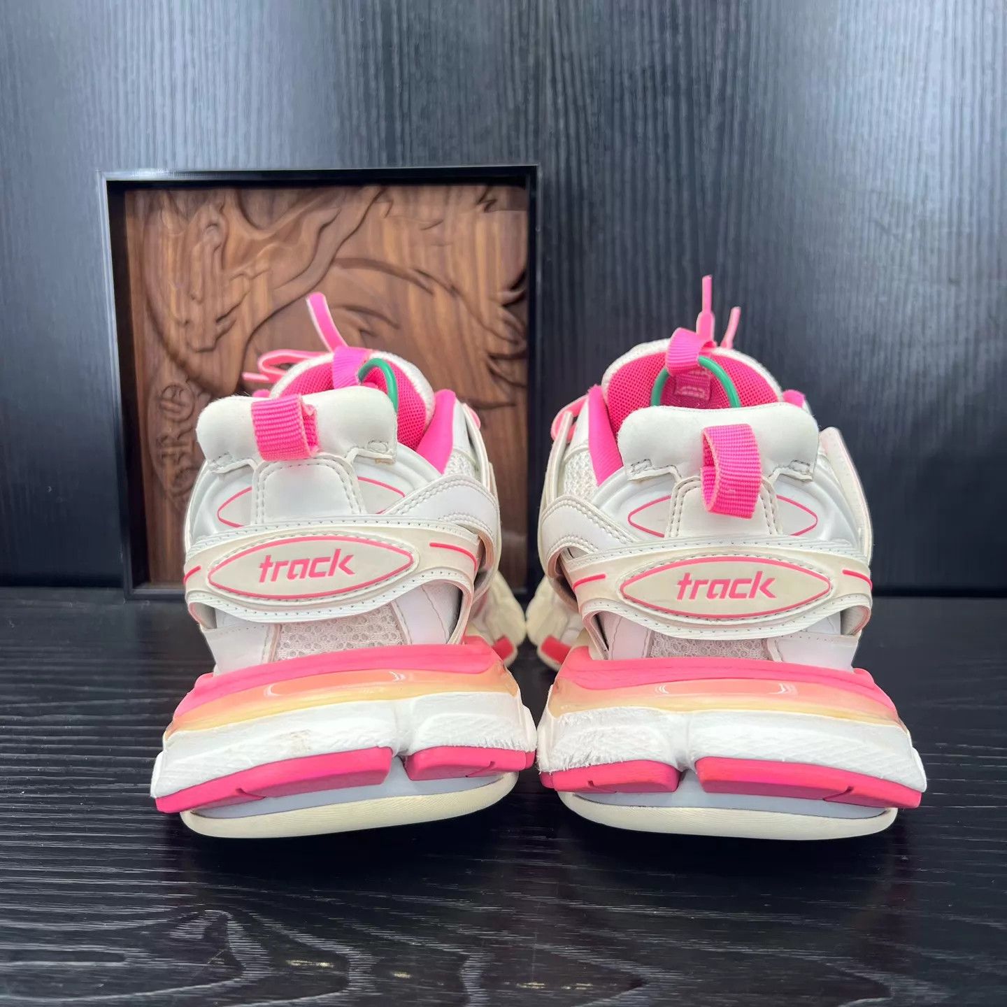 Balenciaga Balenciaga Track White & Pink Women's Size 37 Sneakers Size US 7 / IT 37 - 6 Thumbnail