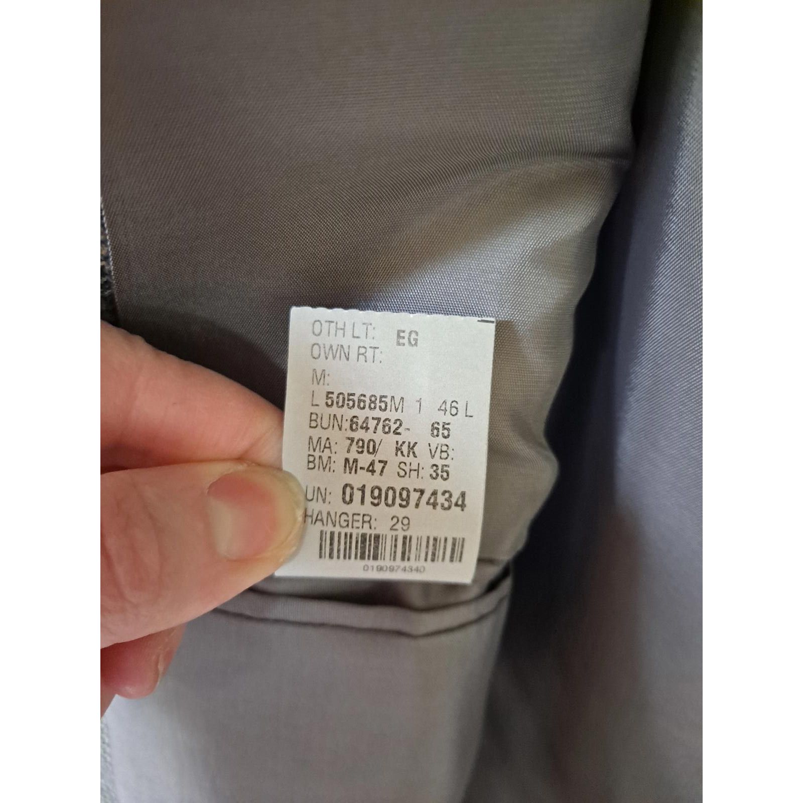 Chaps Chaps by Ralph Lauren Tan Suit Jacket Size 46L Size 46R - 3 Thumbnail
