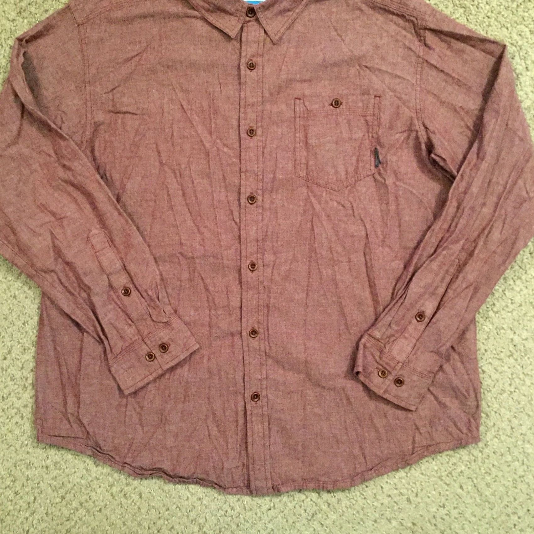 Vintage Columbia Shirt Mens XL Red Long Sleeve Button-Up Shirt Size US XL / EU 56 / 4 - 4 Thumbnail