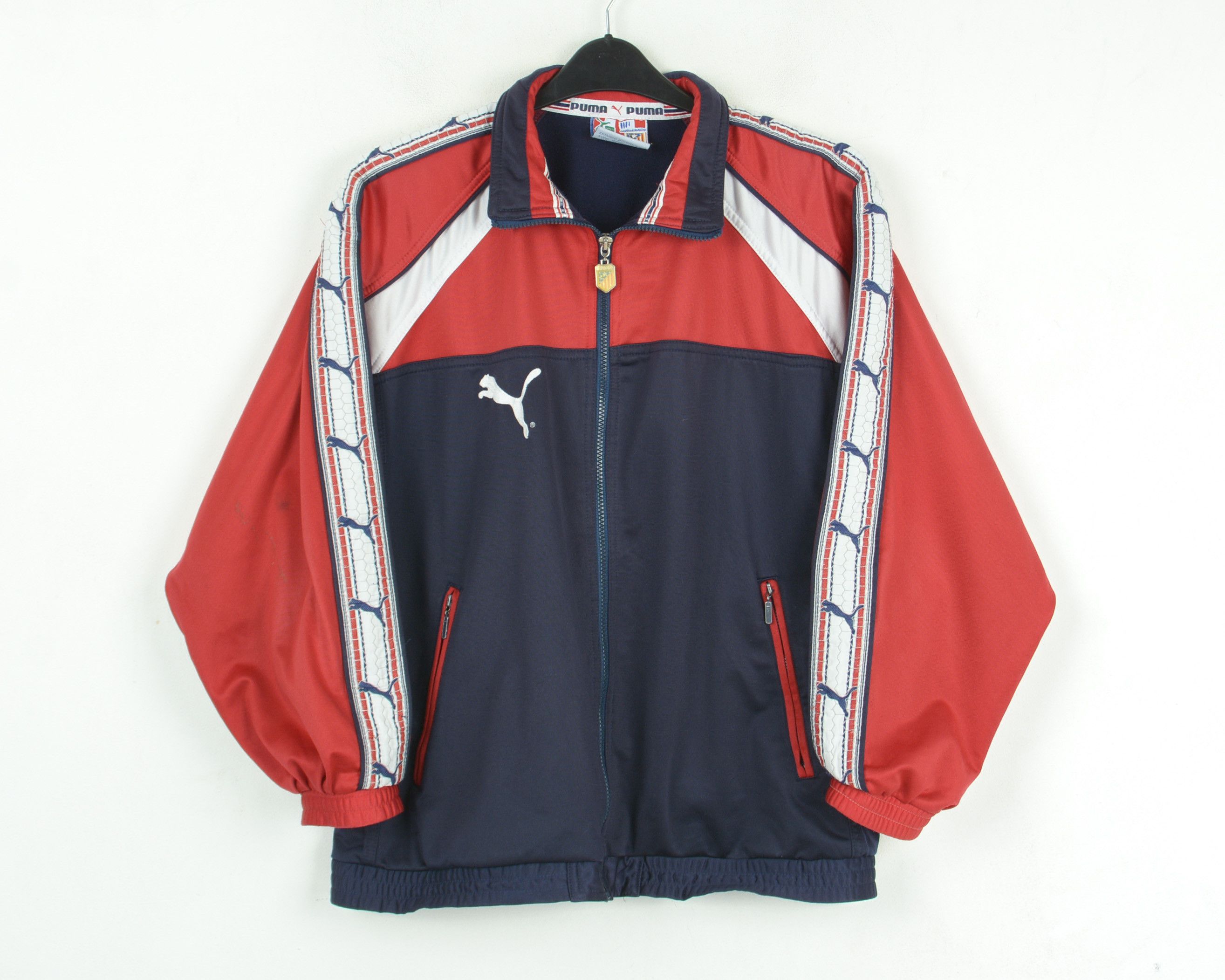 Puma × Vintage Atletico Madrid 1996 1998 L Tracksuit Jacket Top Jumper fc Size US M / EU 48-50 / 2 - 1 Thumbnail