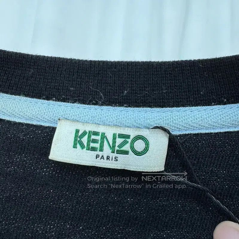 Kenzo KENZO Black Embroidered Tiger Long Sleeve Sweatshirt . Size M / US 6-8 / IT 42-44 - 5 Thumbnail