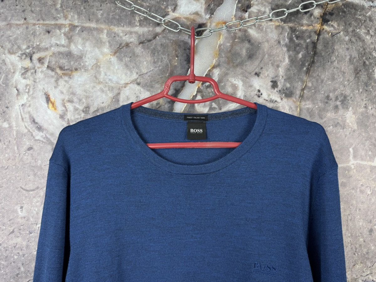 Hugo Boss Men’s Hugo Boss Pullover Sweaters Bleu Size XXL Size US XXL / EU 58 / 5 - 2 Thumbnail