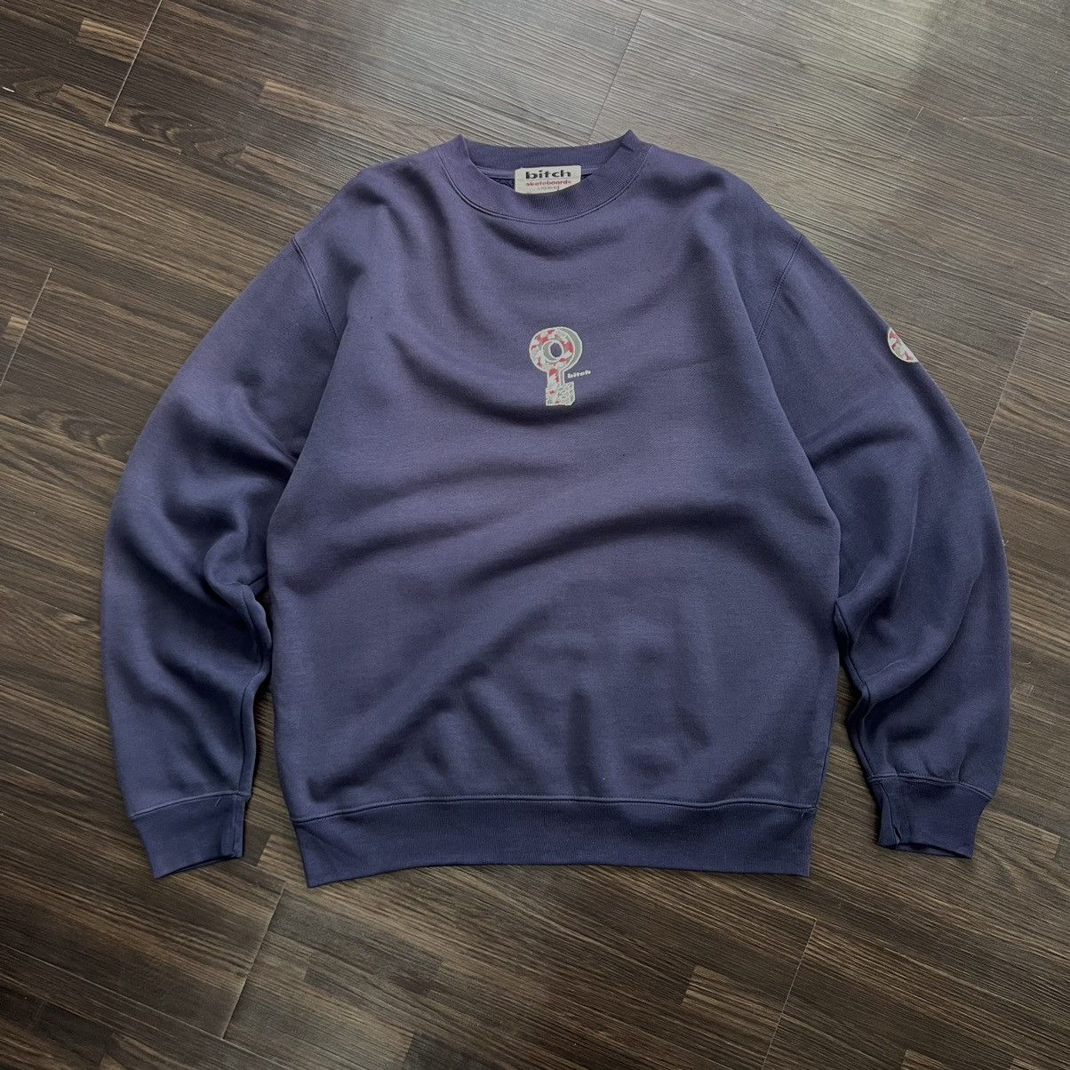 Hook-Ups 🔥 BITCH SKATEBOARDS STREETWEAR ROUNDNECK SWEATSHIRT - L Size US M / EU 48-50 / 2 - 1 Thumbnail