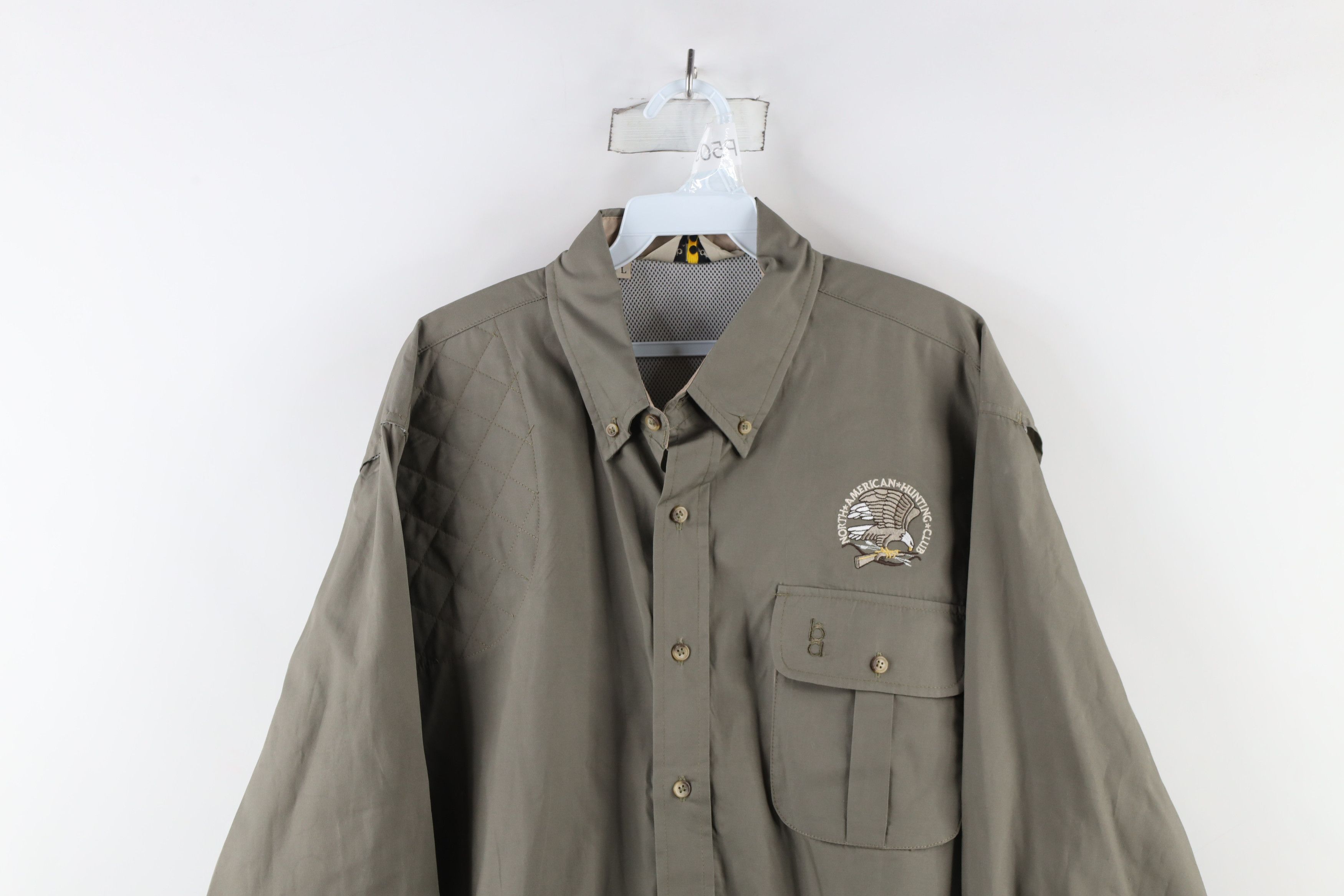 Vintage Vintage 90s Hunting Club Collared Shooting Shirt USA Size US L / EU 52-54 / 3 - 2 Thumbnail