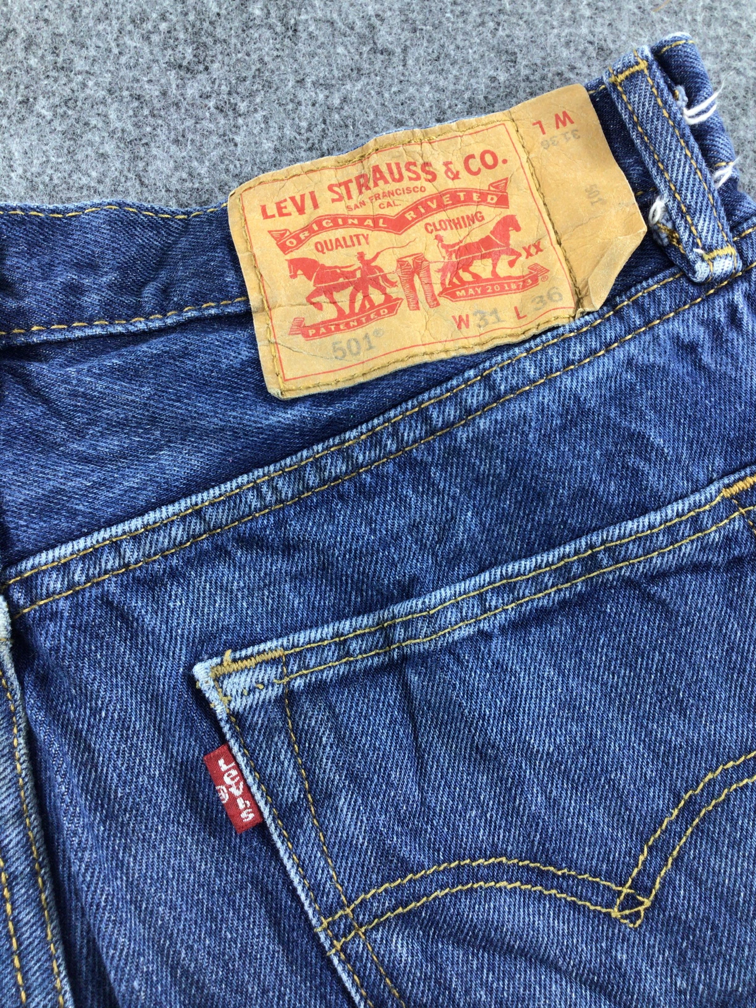Levi's Vintage Levis 501 Jeans Blue Faded Wash -J332 Size US 29 - 5 Thumbnail