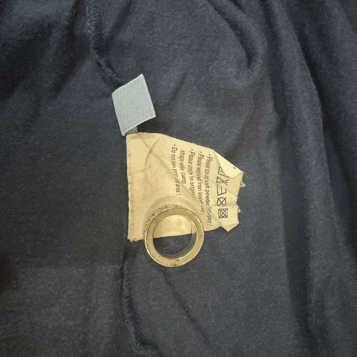 Walter Van Beirendonck W&LT Puk-Puk Says I Am Big Boy Now Navy Tee Size US XS / EU 42 / 0 - 4 Thumbnail