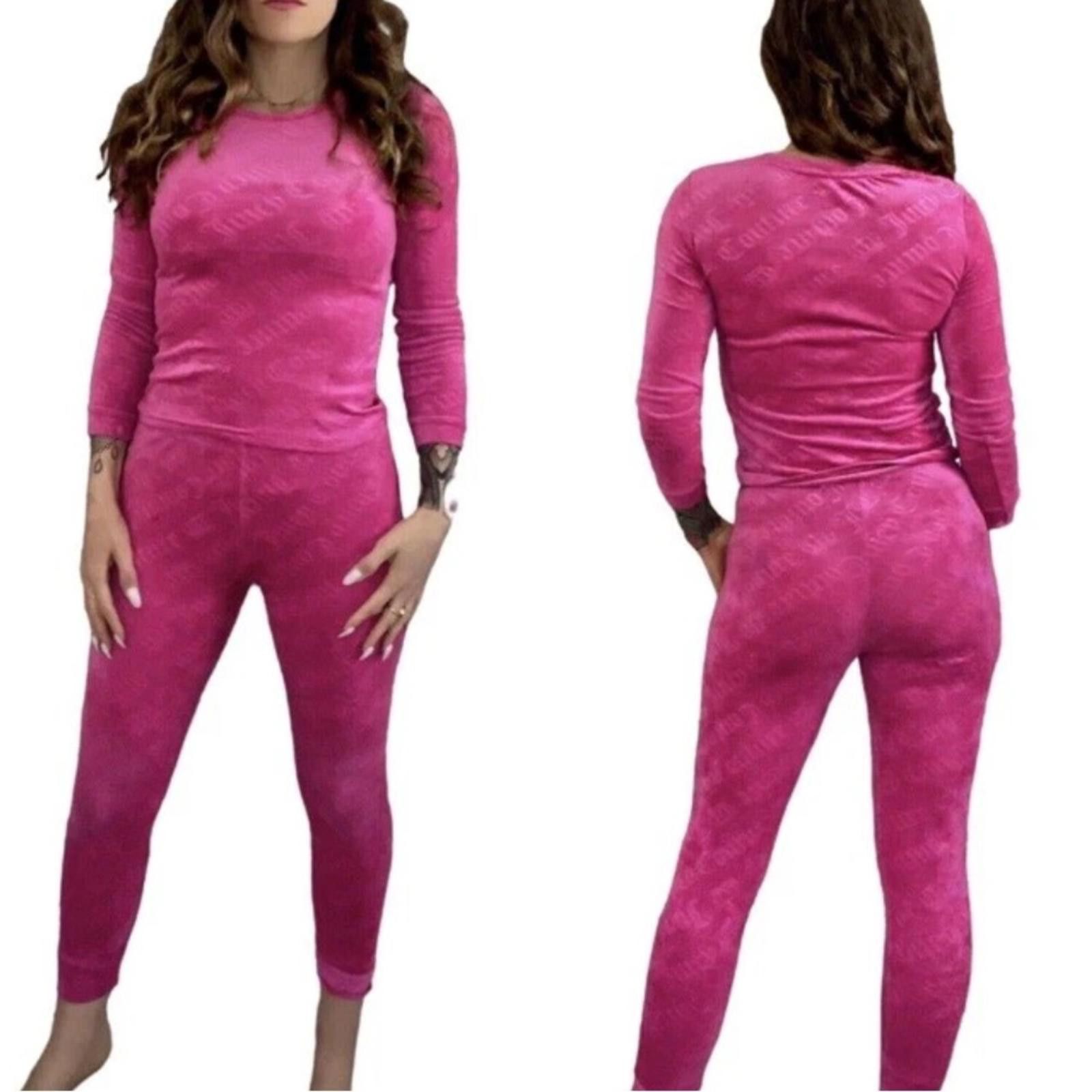 Juicy Couture Jeans Juicy Couture Pink Velour Set Size 26" / US 2 / IT 38 - 1 Preview