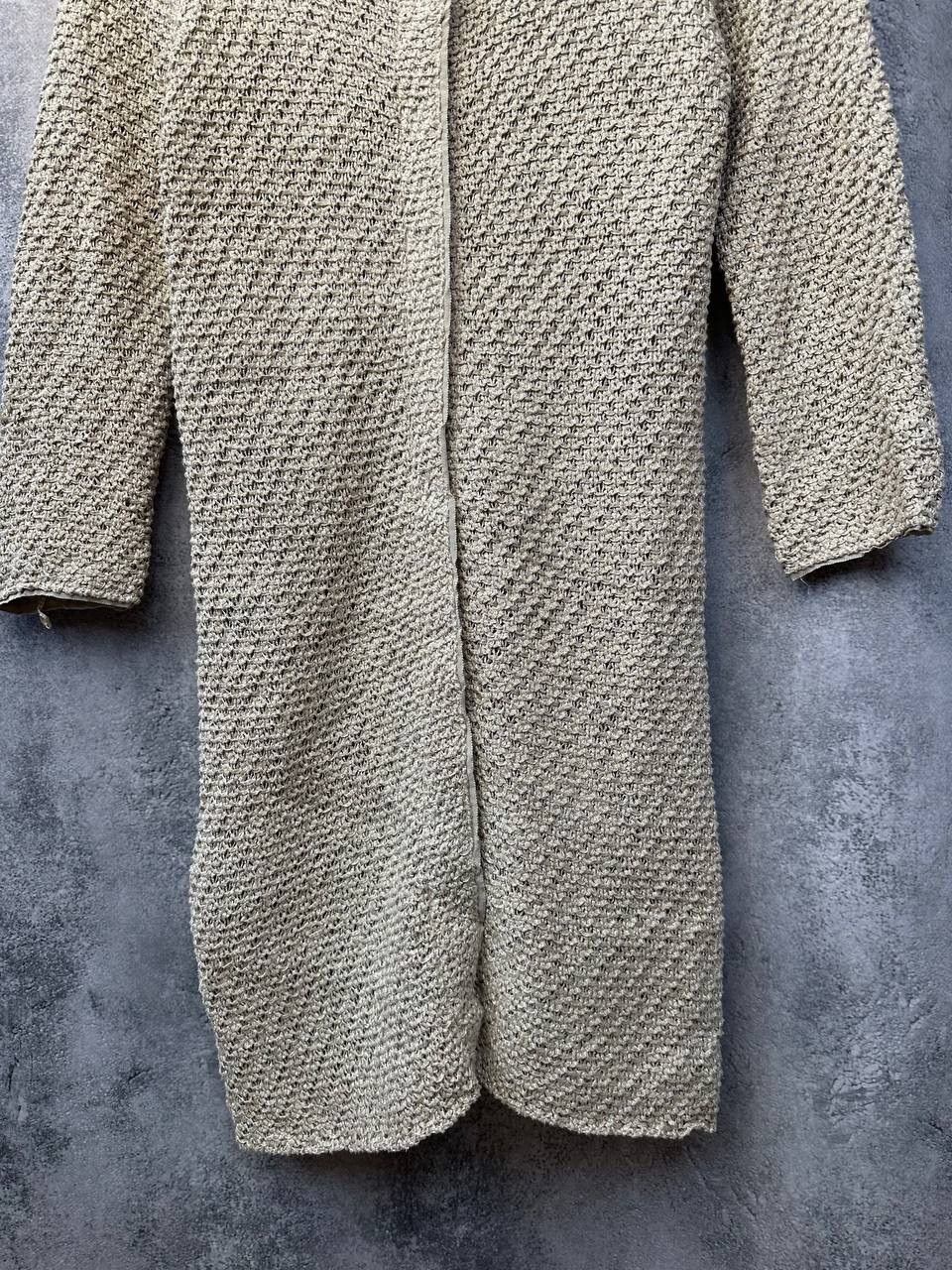 Purdey Purdey Long Cardigan Knit Crochet Mesh Size L / US 10 / IT 46 - 7 Thumbnail