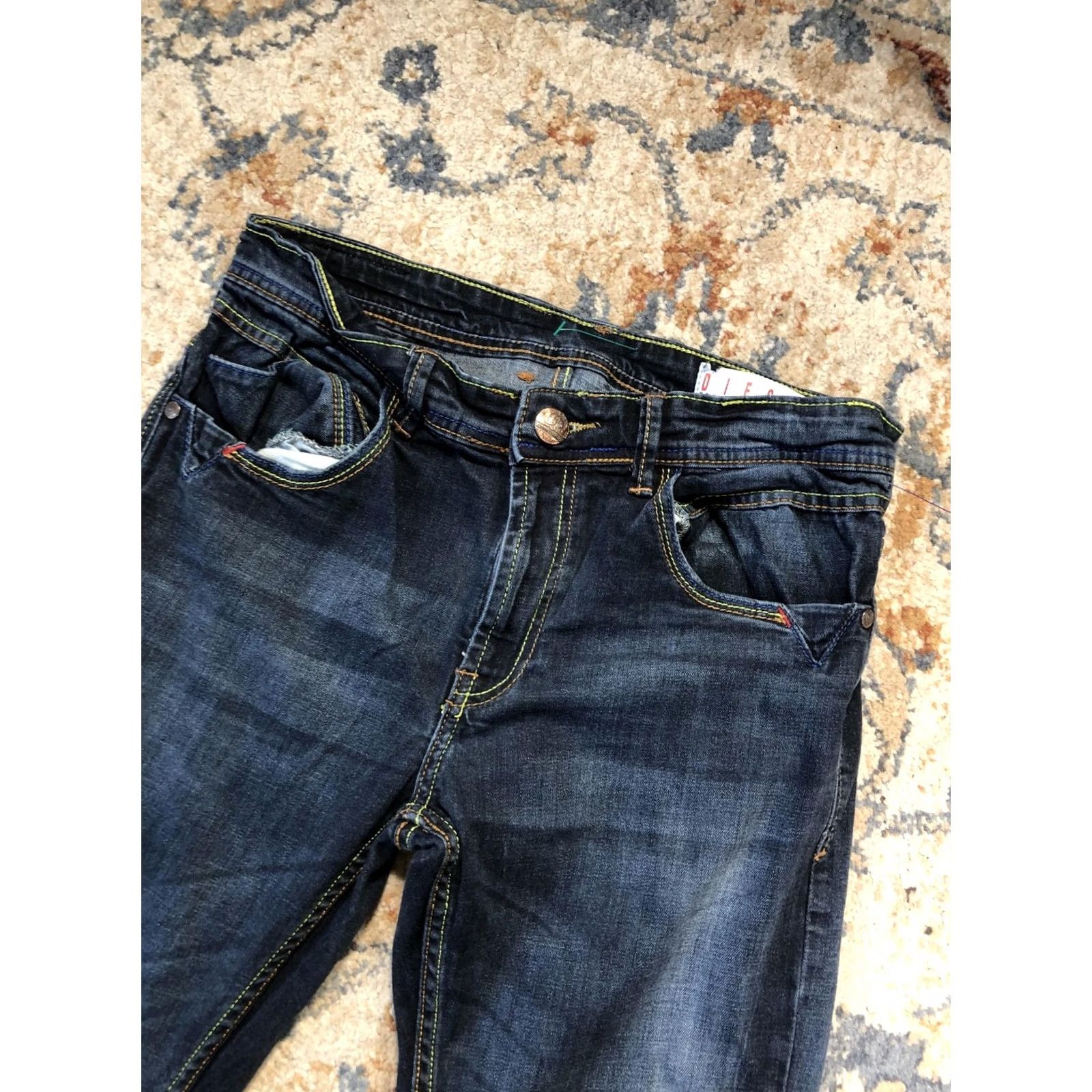 Diesel Diesel Jeans Mens Slim Skinny 30x33 Blue Dark Wash Denim Pants Casual Distressed Pockets Logo Size US 30 / EU 46 - 5 Thumbnail