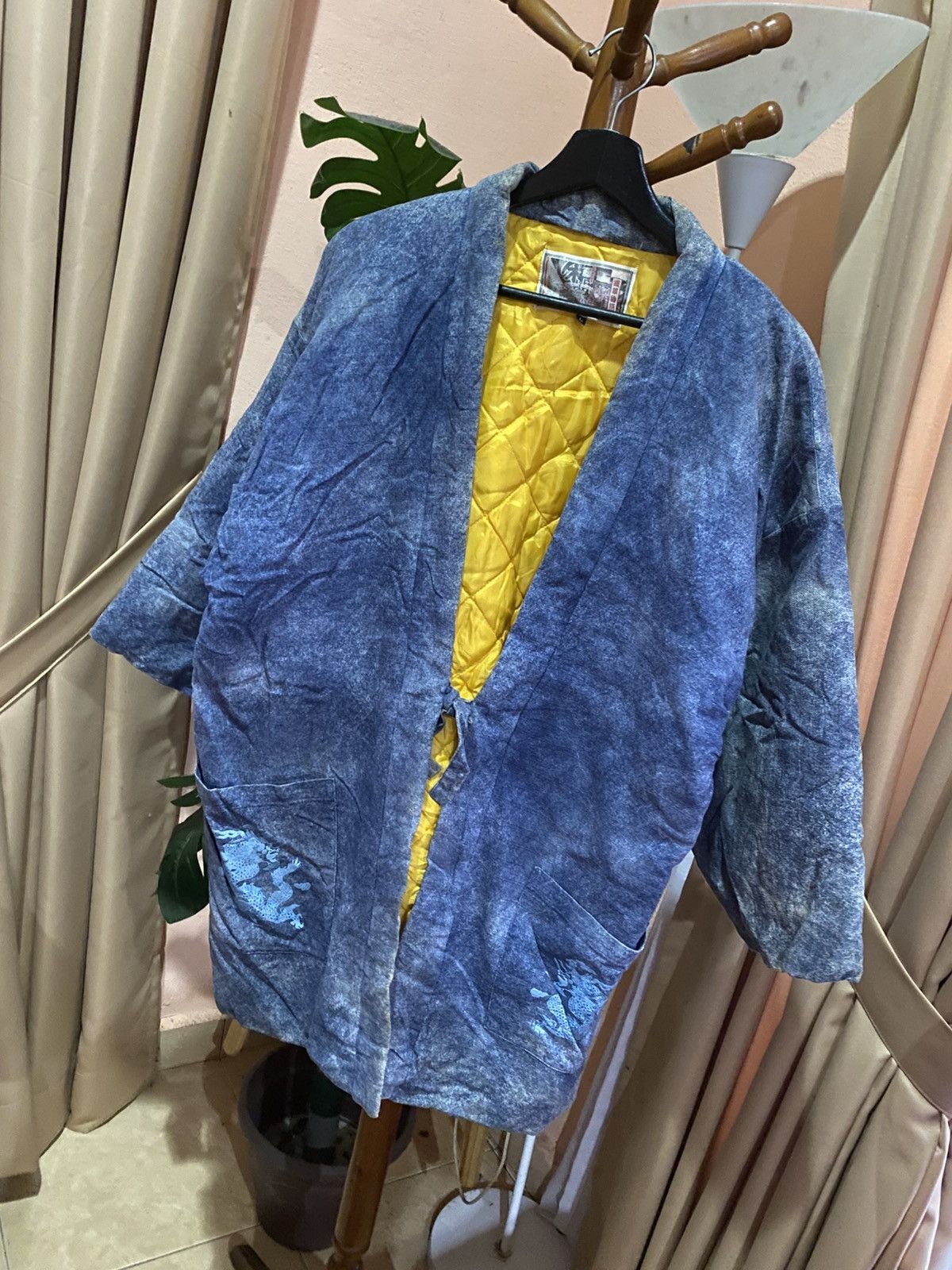 Vintage VINTAGE HANTEN KIMONO DRAGON MOTIVE MADE IN JAPAN Size US L / EU 52-54 / 3 - 5 Thumbnail