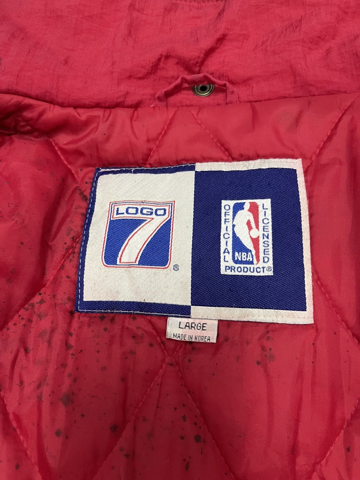 Logo 7 NBA Chicago Bulls Nylon Jacket Size US L / EU 52-54 / 3 - 17 Thumbnail