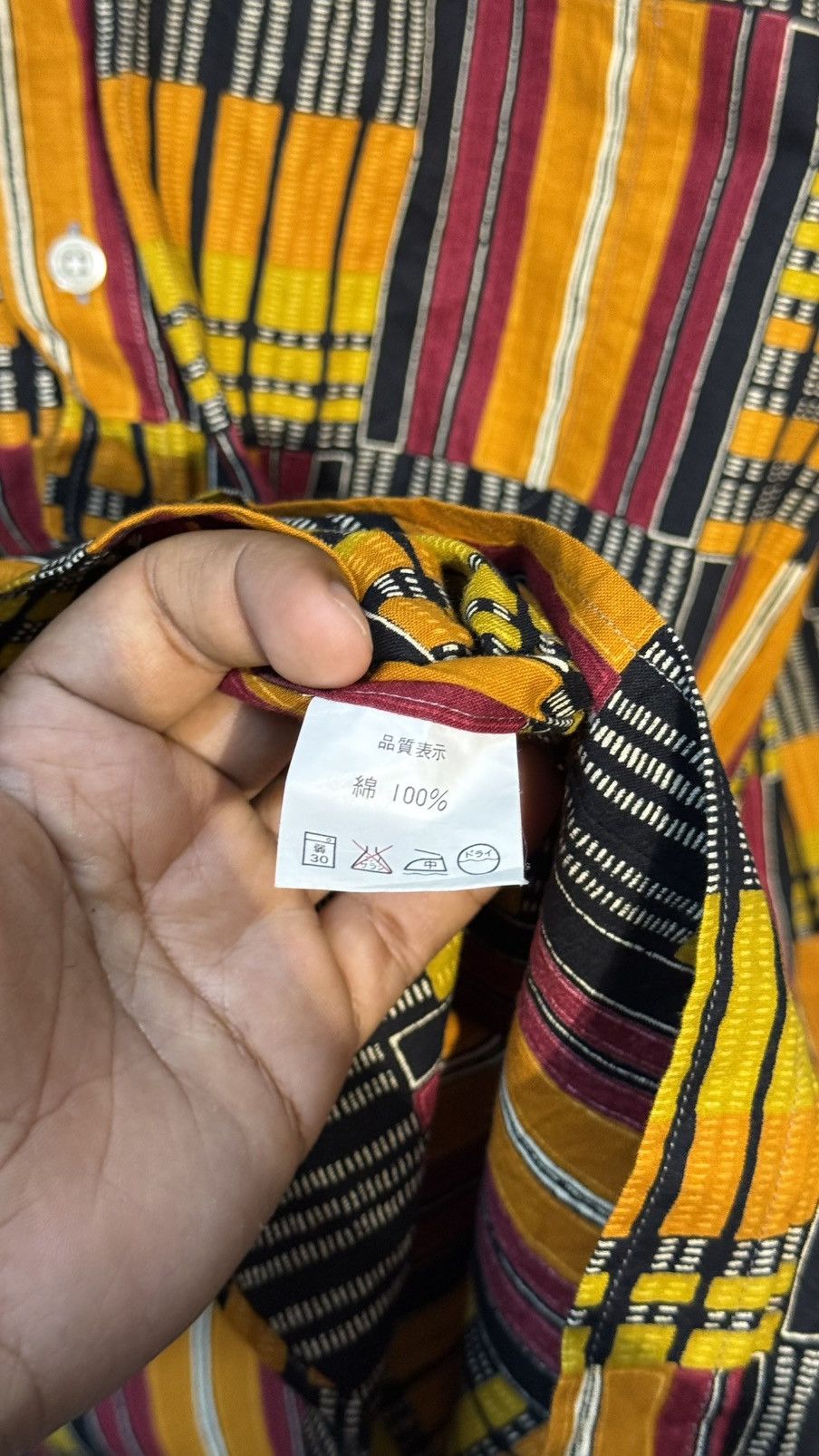 Beams Japan Beams Japanese Brand Printed Button Down Shirt Size US L / EU 52-54 / 3 - 6 Thumbnail