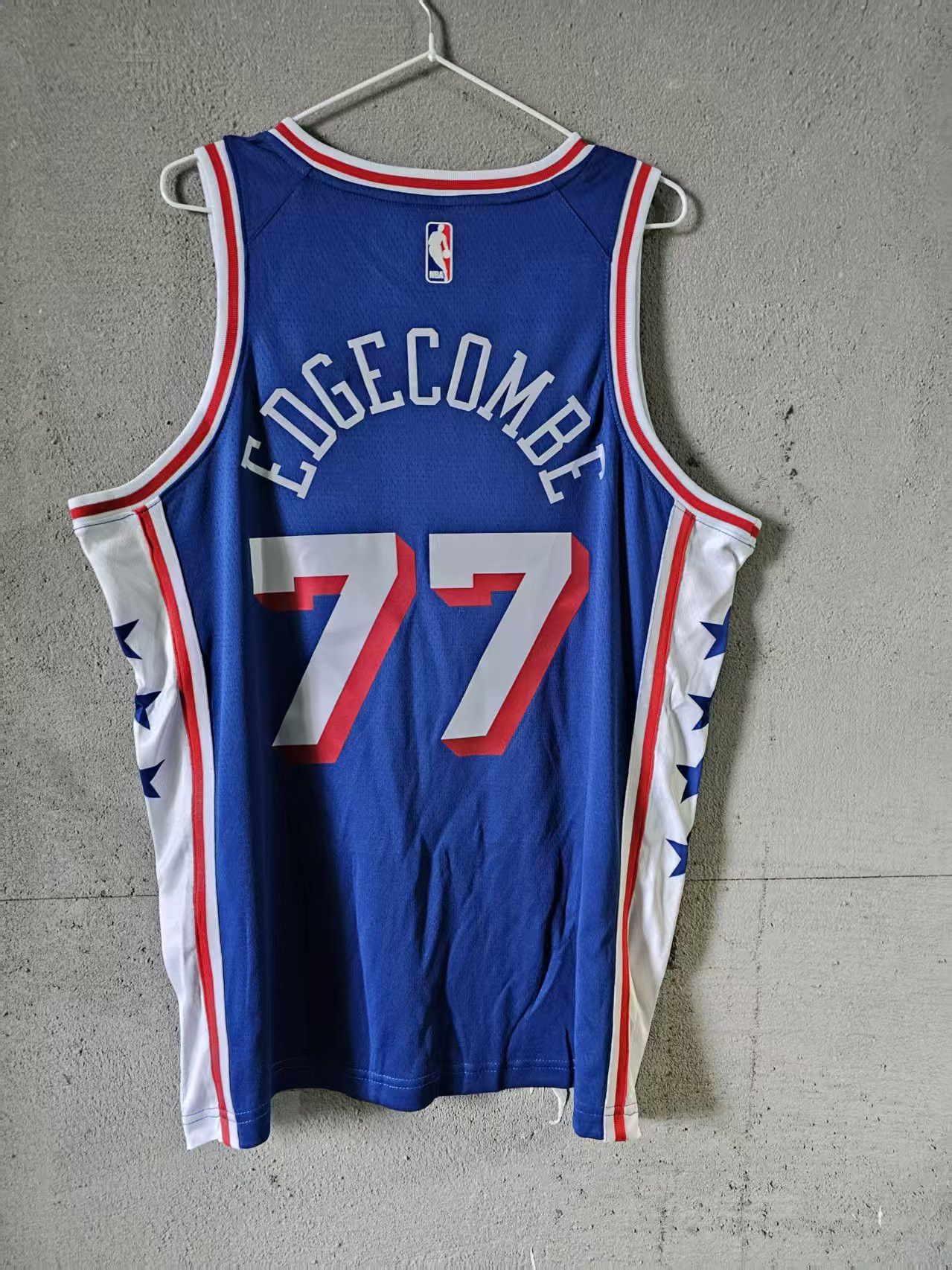 NBA Philadelphia 76ers #77 Edgecombe Jr Jersey Size US XL / EU 56 / 4 - 2 Thumbnail