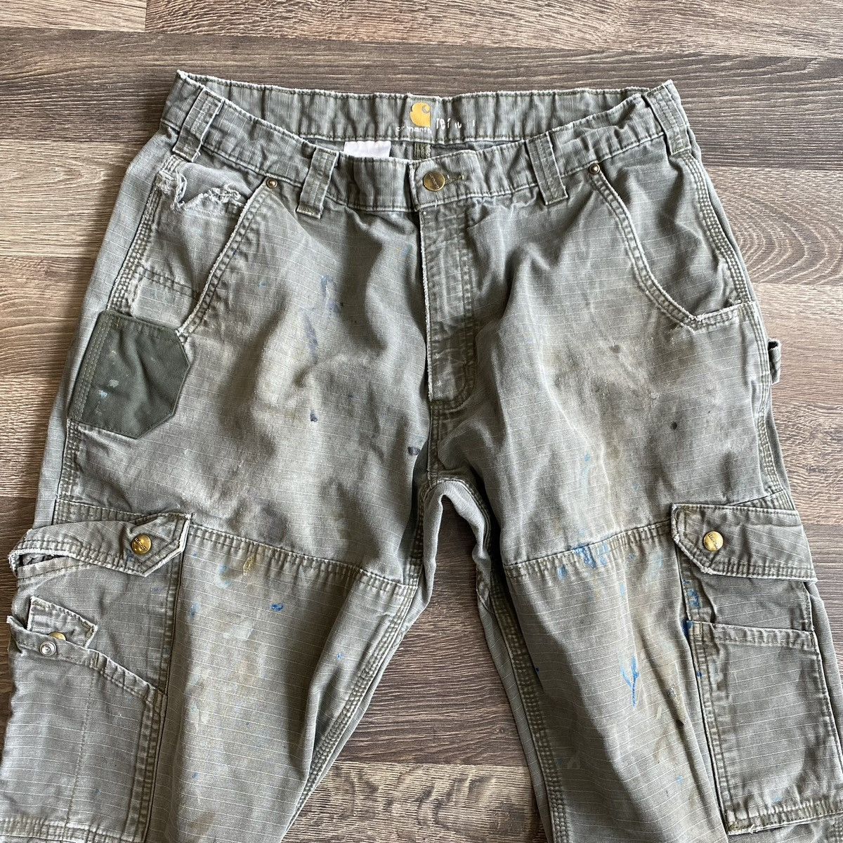 Carhartt × Vintage Carhartt carpenter cargo workwear pants Size US 34 / EU 50 - 8 Thumbnail
