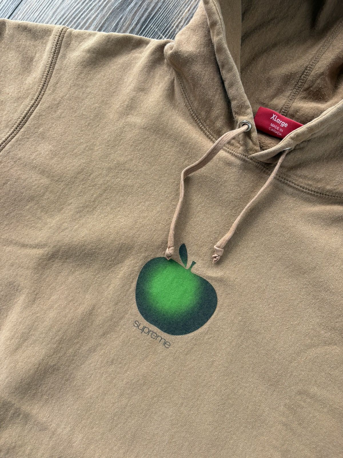 Supreme Supreme Apple Hoodie SS19 Brown Size US XL / EU 56 / 4 - 4 Thumbnail