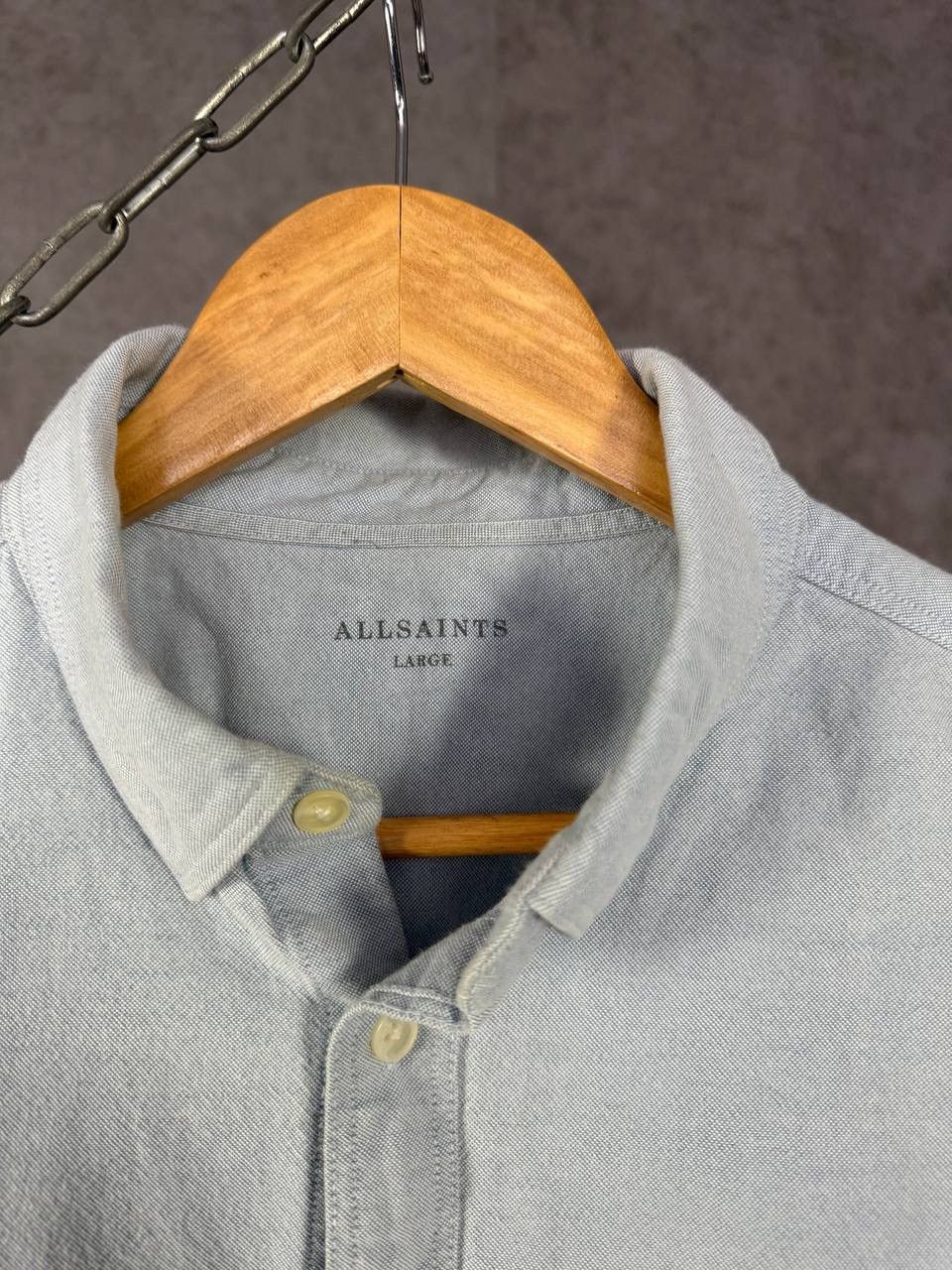 Allsaints Allsaints designer logo shirt Size US L / EU 52-54 / 3 - 4 Thumbnail