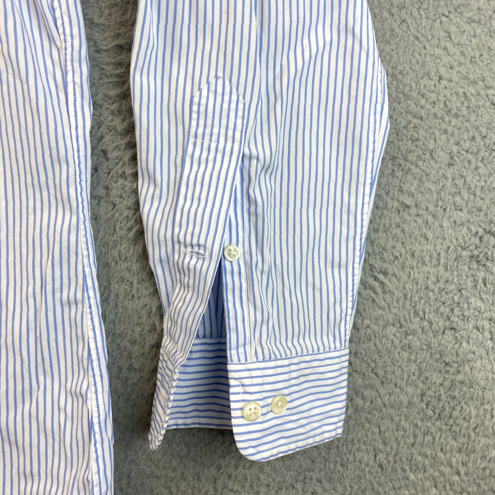 Polo Ralph Lauren VINTAGE Ralph Lauren Polo Shirt Men Large Size 15.5 Blue Cotton Button-Down Long Sleeve Casual Size US M / EU 48-50 / 2 - 4 Thumbnail