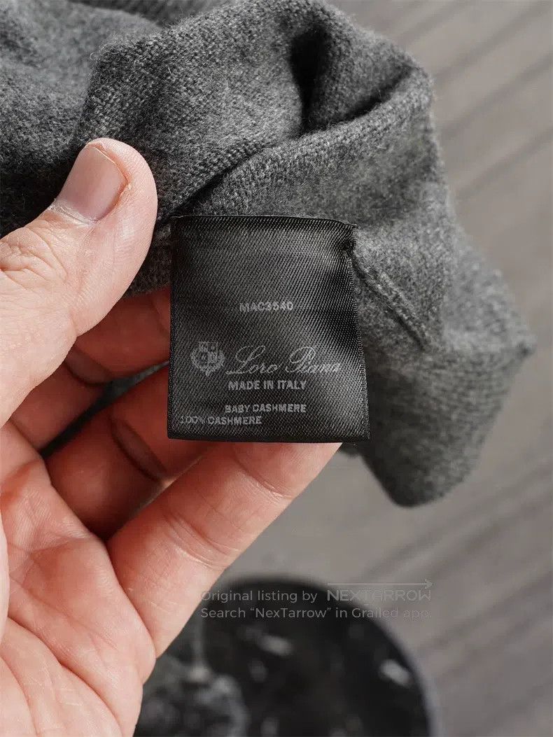 Loro Piana LORO PIANA Baby lamb cashmere knit sweater Size US L / EU 52-54 / 3 - 6 Thumbnail