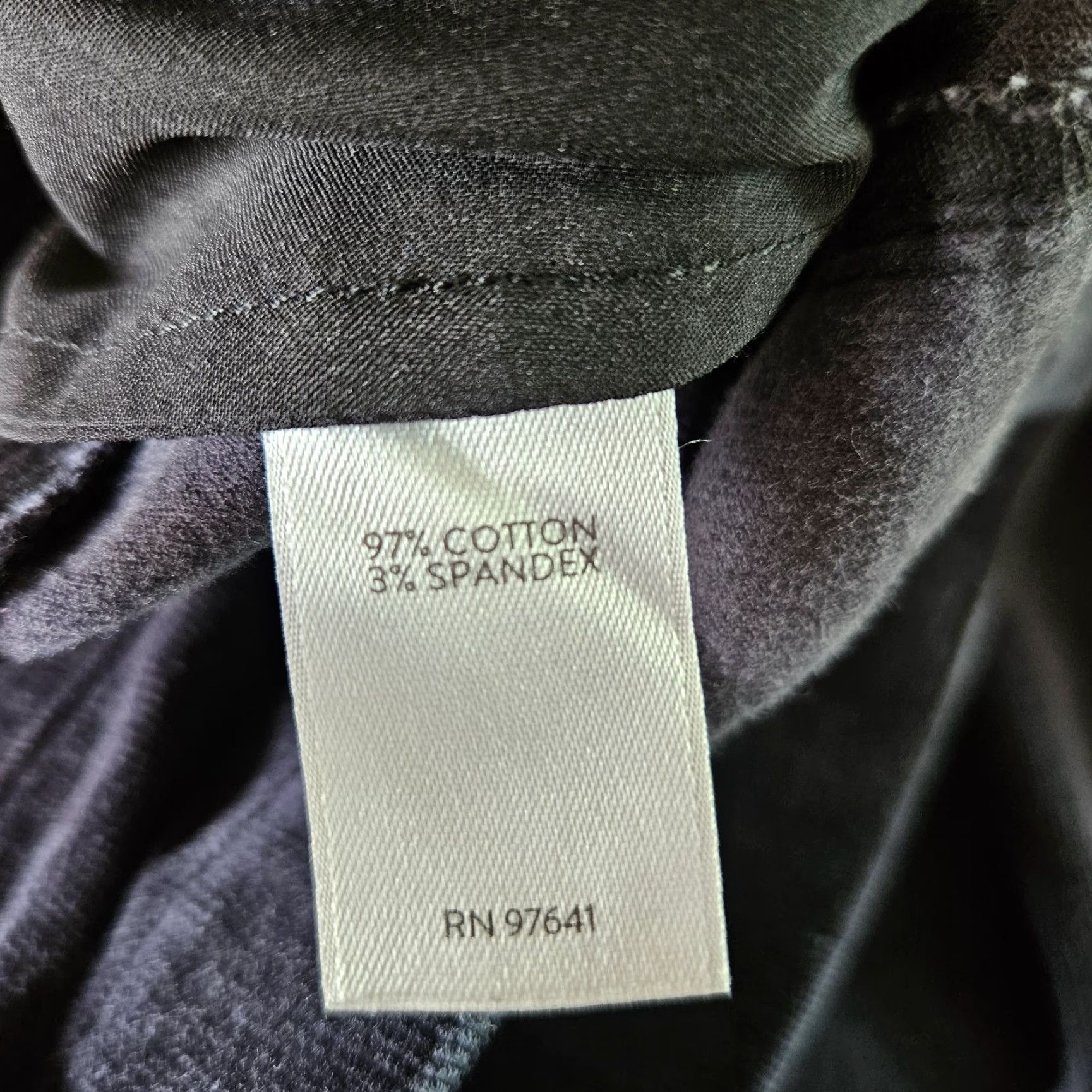 J. Jill J Jill Womens Corduroy Pants Sz Small Black Pull On Mid Rise Size 26" / US 2 / IT 38 - 6 Thumbnail