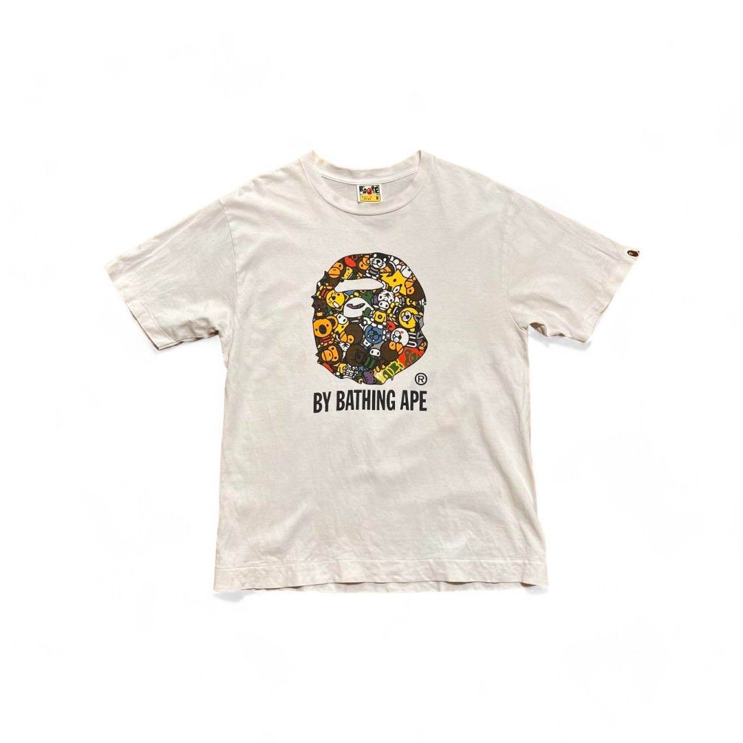 Bape A Bathing Ape (BAPE) - M Bapehead Vintage White Shirt Size US M / EU 48-50 / 2 - 1 Thumbnail