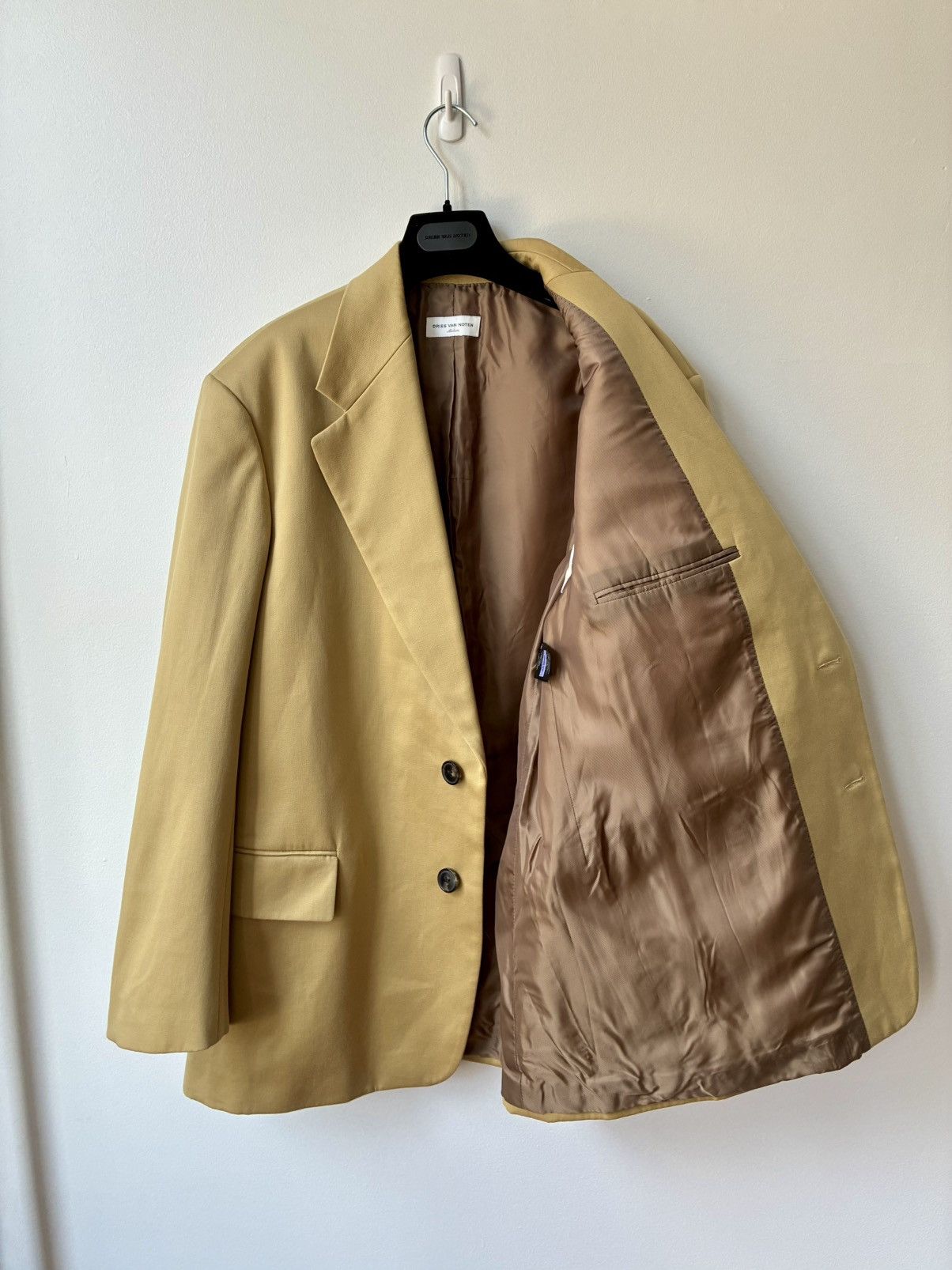 Dries Van Noten Dries Van Noten Runway AW2021 Khaki Blazer Size US M / EU 48-50 / 2 - 6 Thumbnail