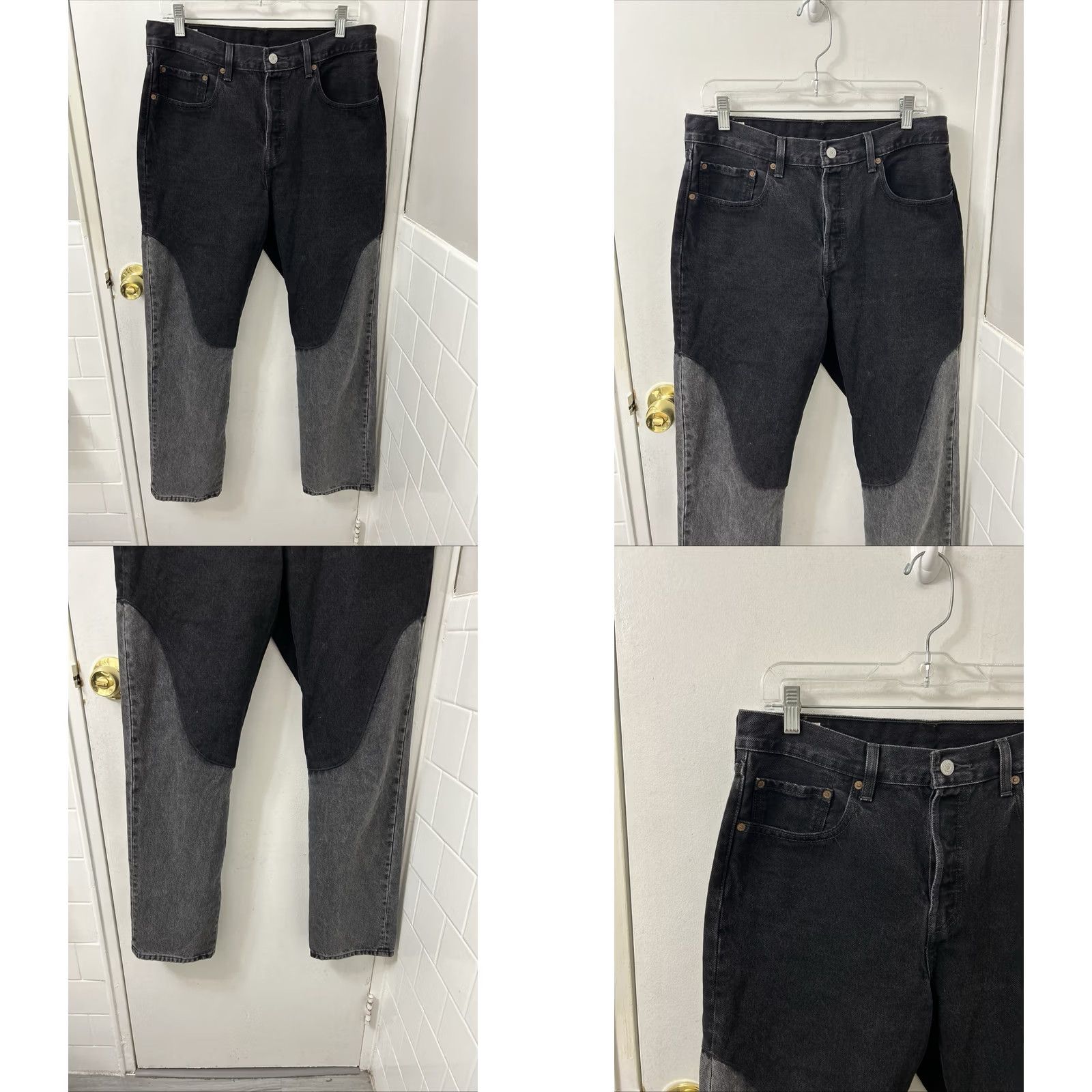 Levi's Levi'S 501 Womens Jeans - High Rise Two-Tone Colorblock Size 24" / US 00 / IT 34 - 8 Thumbnail