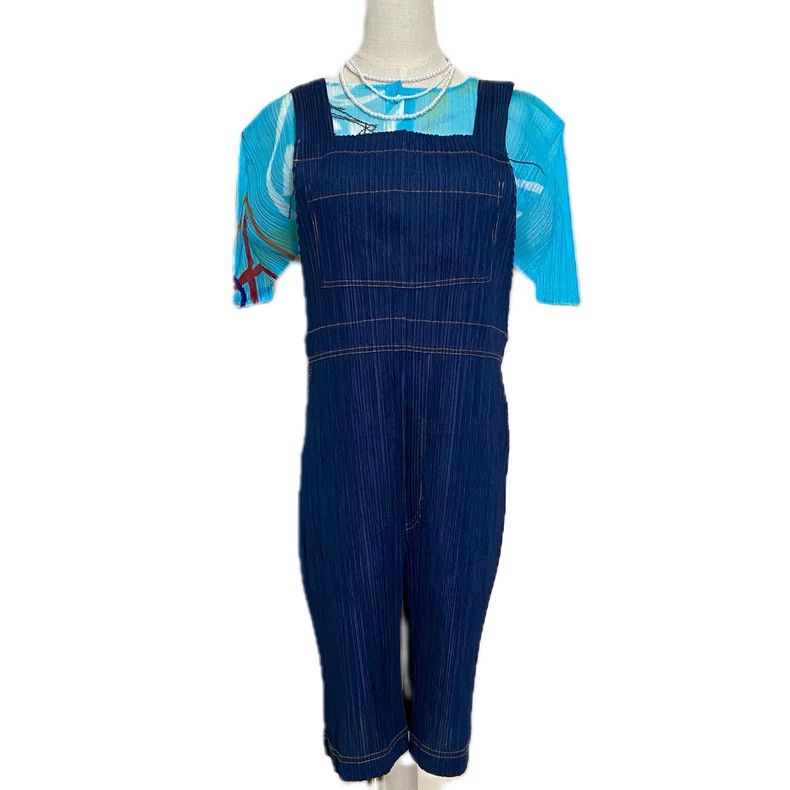 Issey Miyake Issey Miyake size:3 Blue denim imitation series dress Size S / US 4 / IT 40 - 4 Thumbnail