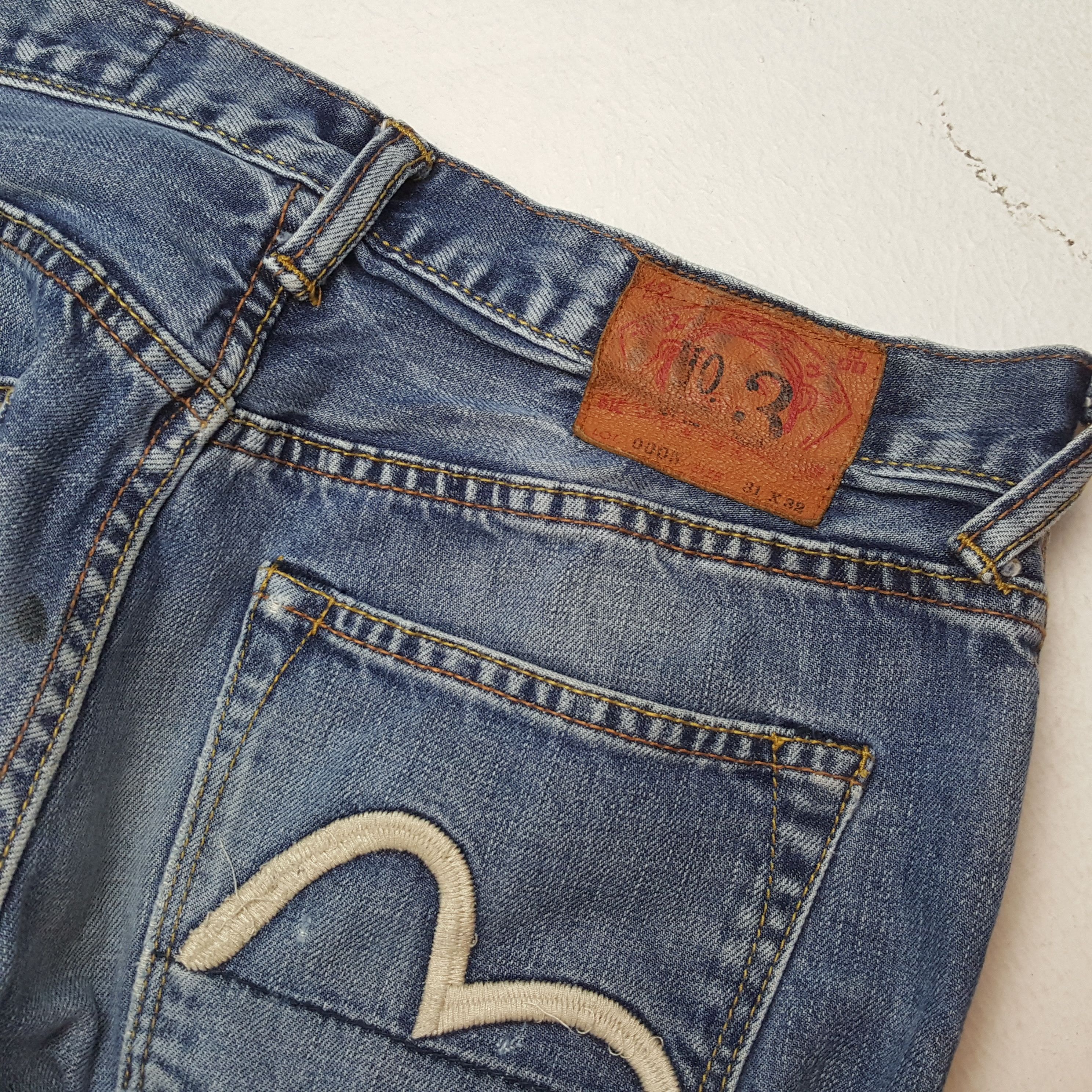 Japanese Brand × Vintage EVISU Japanese Brand Streetwear Custom Daicock Jeans Size US 30 / EU 46 - 14 Thumbnail
