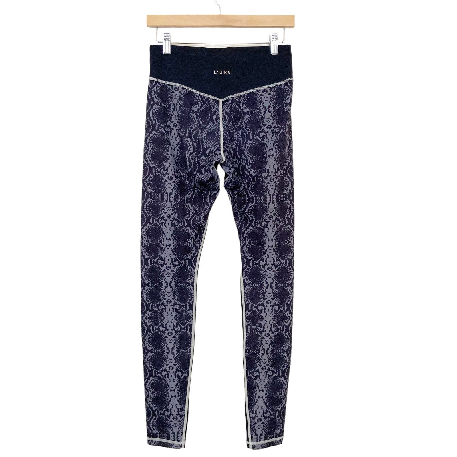 Other Lurv Black Snakeskin Print Leggings Sz M Size 30" / US 8 / IT 44 - 3 Thumbnail