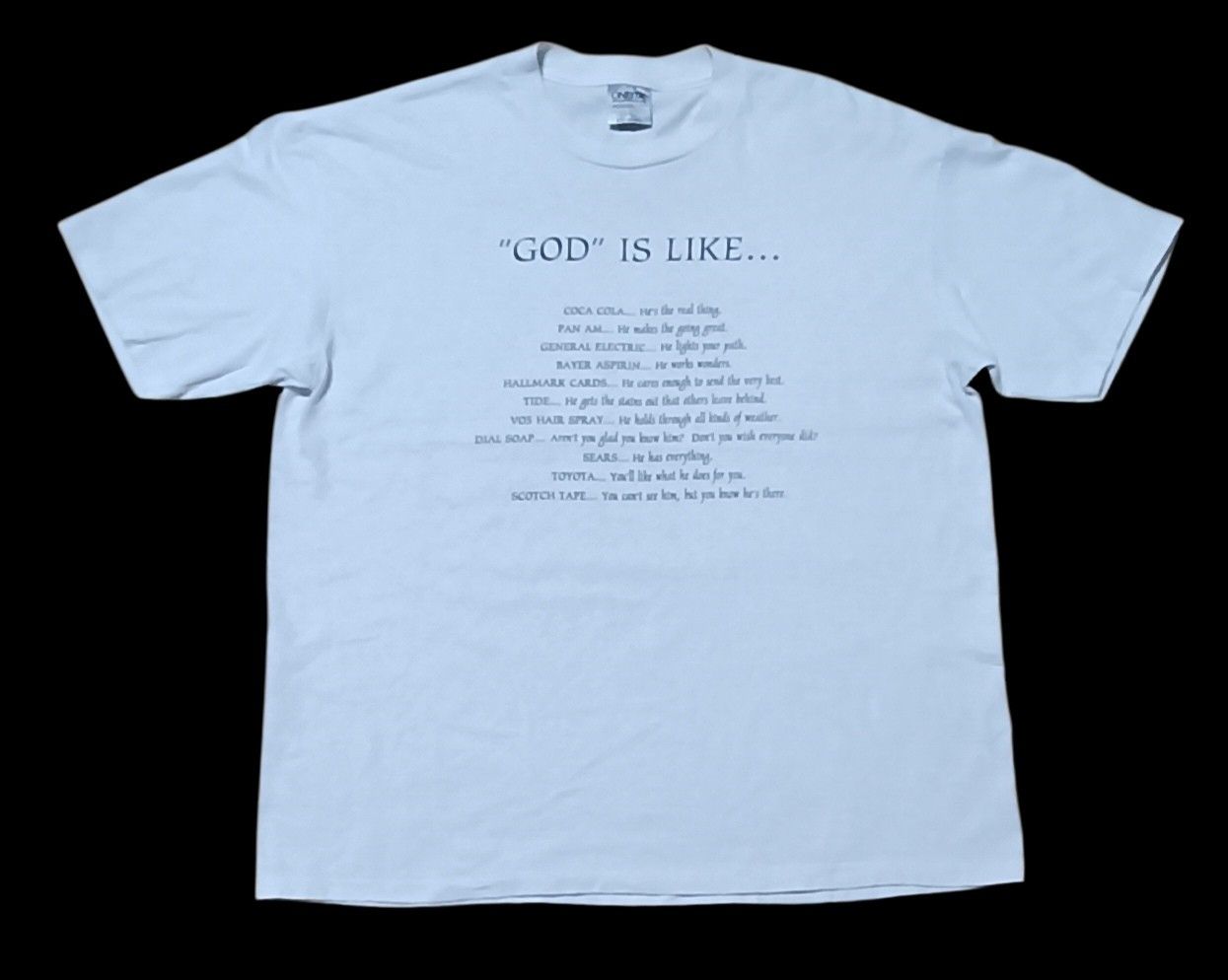 Cult Of Individuality VINTAGE 90S CULT SARCASM POEM SHIRT Size US XXL / EU 58 / 5 - 5 Thumbnail