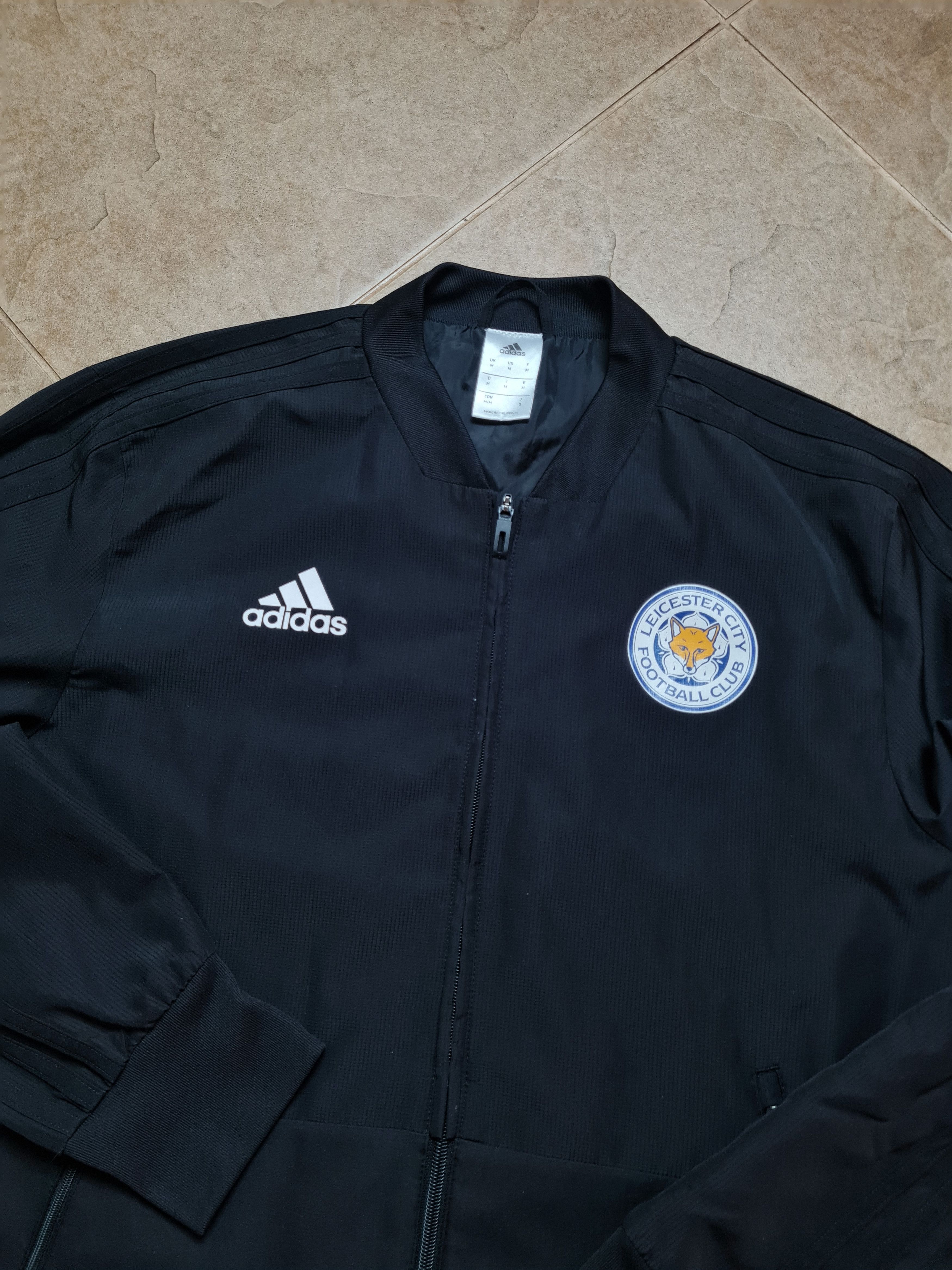 Adidas Football Jacket Leicester City Soccer Training Top Adidas Size US M / EU 48-50 / 2 - 7 Thumbnail
