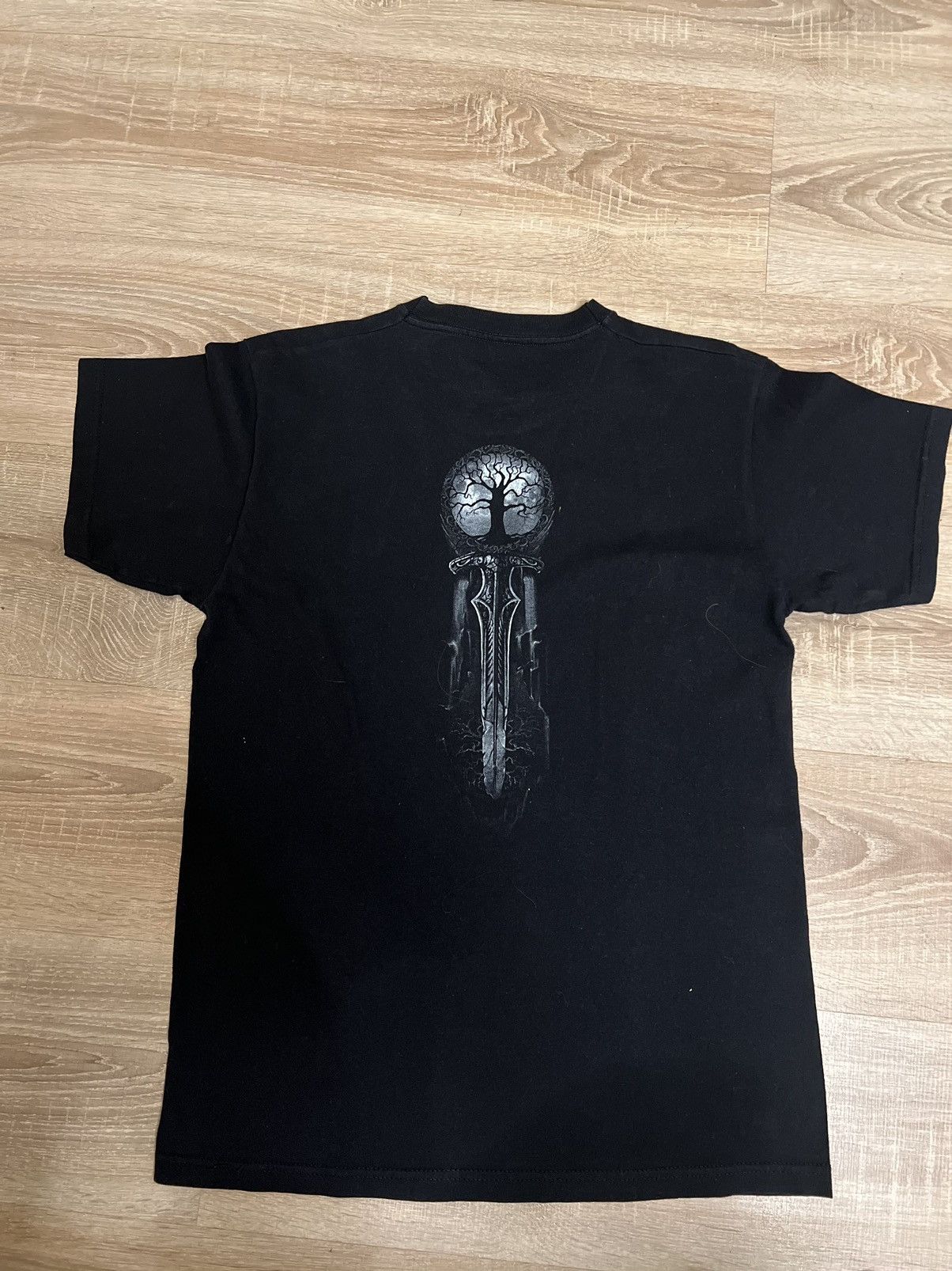 Japanese Brand × Vintage Vintage black t shirt fits womens Size US M / EU 48-50 / 2 - 2 Thumbnail
