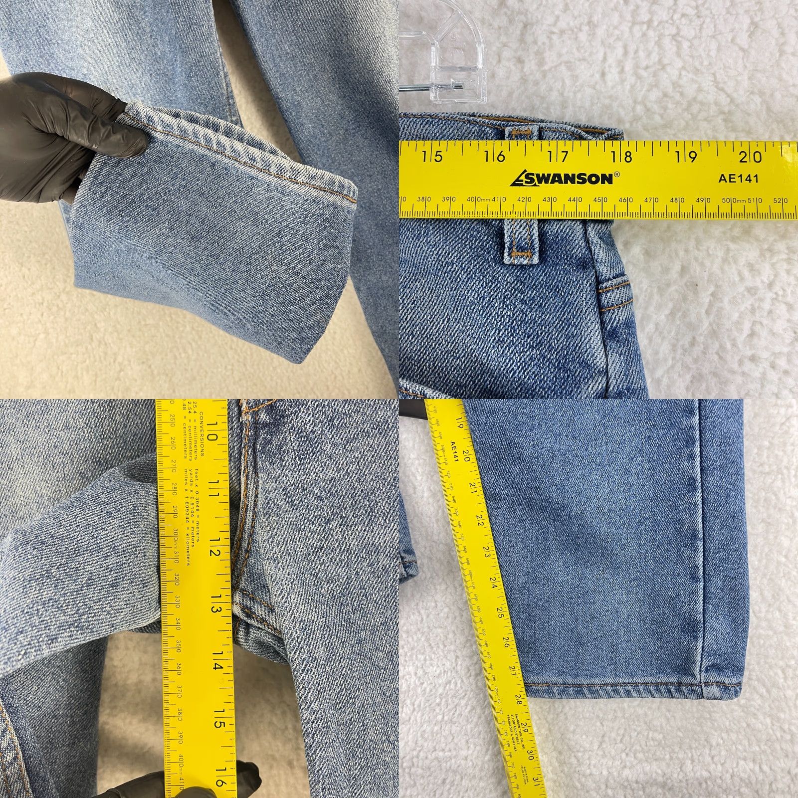 Levi's VINTAGE Levi's 540 Flex Straight Mens Jeans 36 Blue USA 90s Retro Size US 36 / EU 52 - 8 Thumbnail