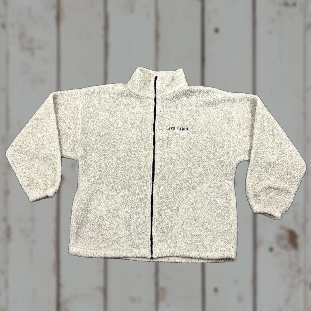 Vintage VINTAGE Tipsy Jacket Mens XL Windbreaker Full Zip Beige Fleece Sherpa Zip USA 90s Size US XL / EU 56 / 4 - 1 Thumbnail