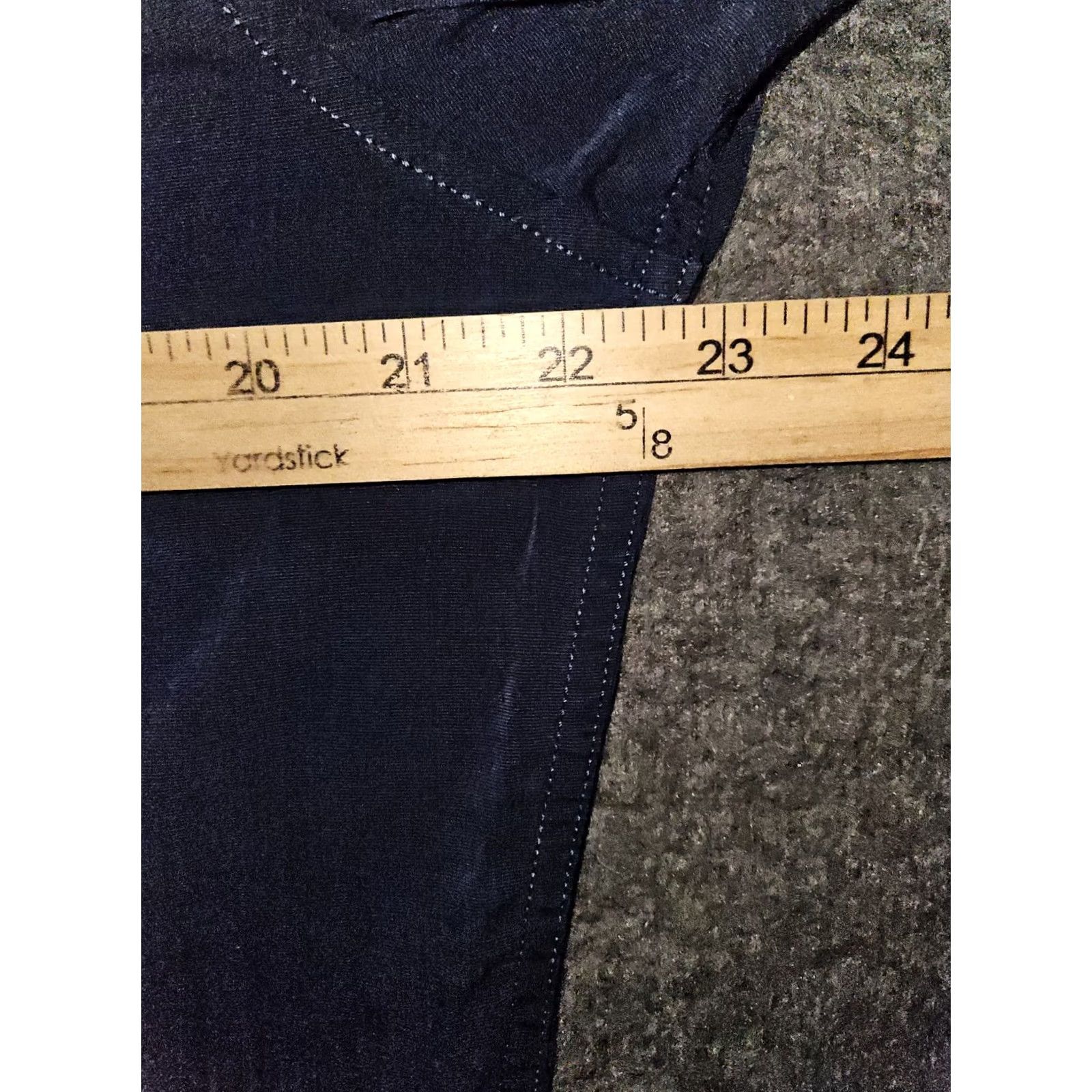 Banana Republic Banana Republic Grant Slim Fit Button Down Men's Large Blue Luxe Stretch Poplin Shirt Size US L / EU 52-54 / 3 - 3 Thumbnail