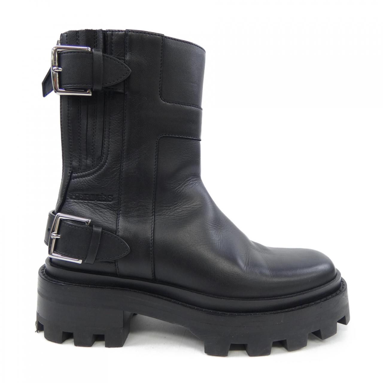 Hermes Hermes Jamie36.5 Boots Leather Shoes DUTY FREE for USA
