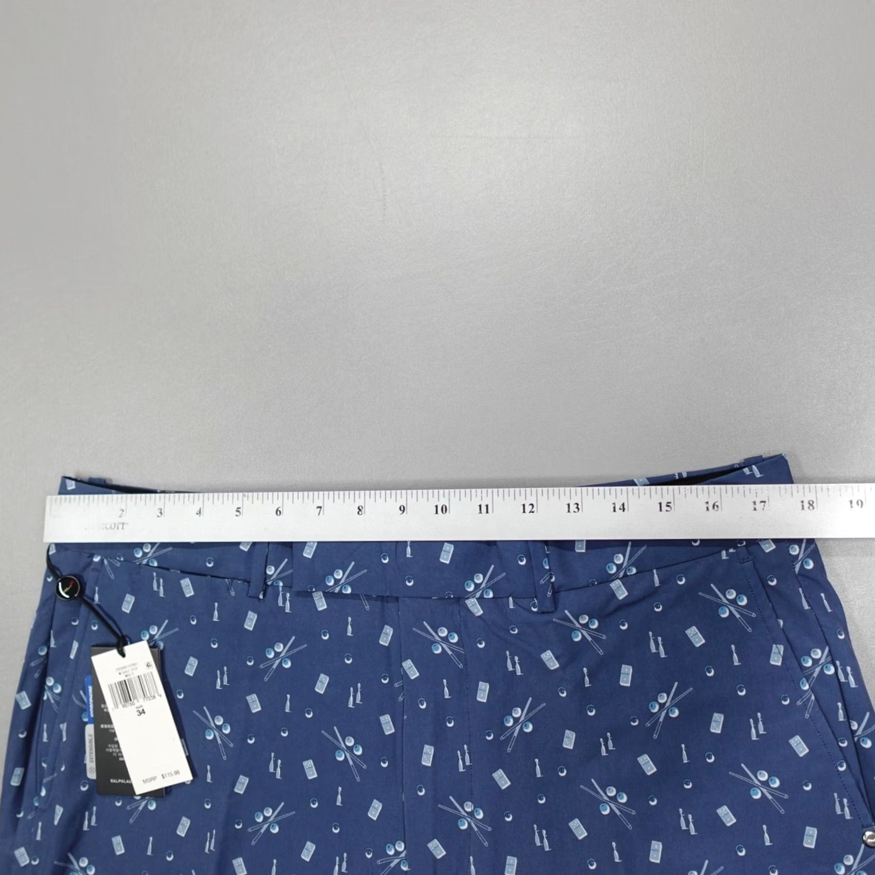RLX Ralph Lauren RLX Golf Cypress Novelty Print Tailored Fit Shorts Clubhouse Billards Sz 34 Size US 34 / EU 50 - 6 Thumbnail