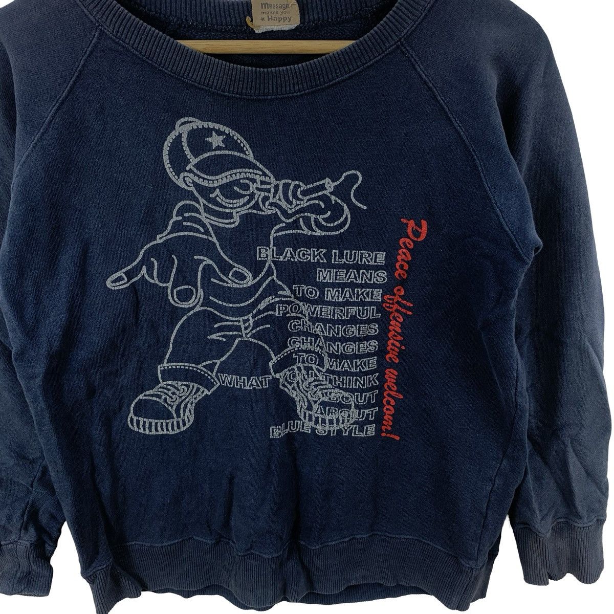 Vintage Vintage HIP HOP GRAPHIC Crewneck Sweatshirt Streetwear Size US S / EU 44-46 / 1 - 7 Thumbnail