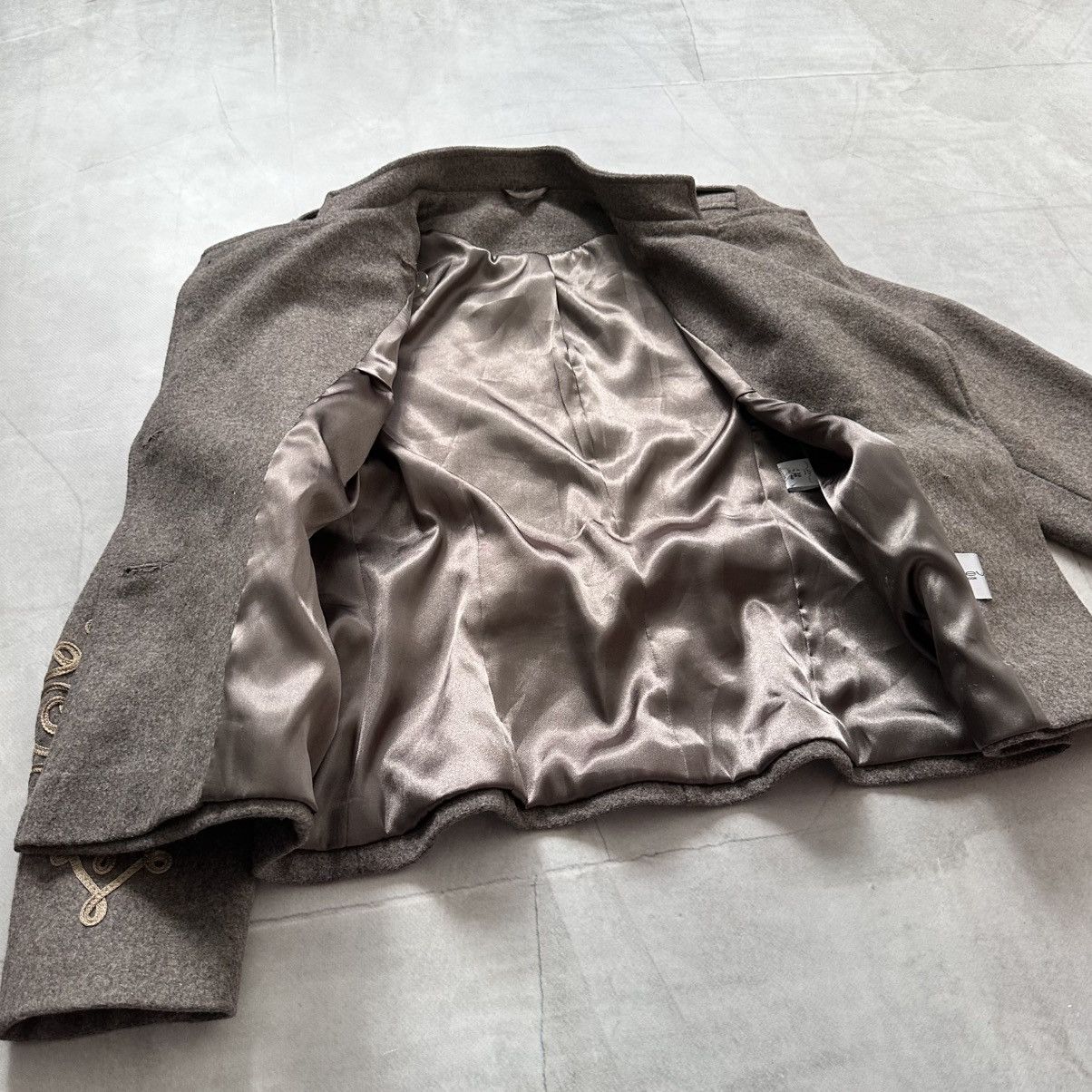 Hysteric Glamour × Undercover 00s Napoleon Military Jacket Wool Coat YSL PPFM Balmain Vibe Size M / US 6-8 / IT 42-44 - 8 Thumbnail