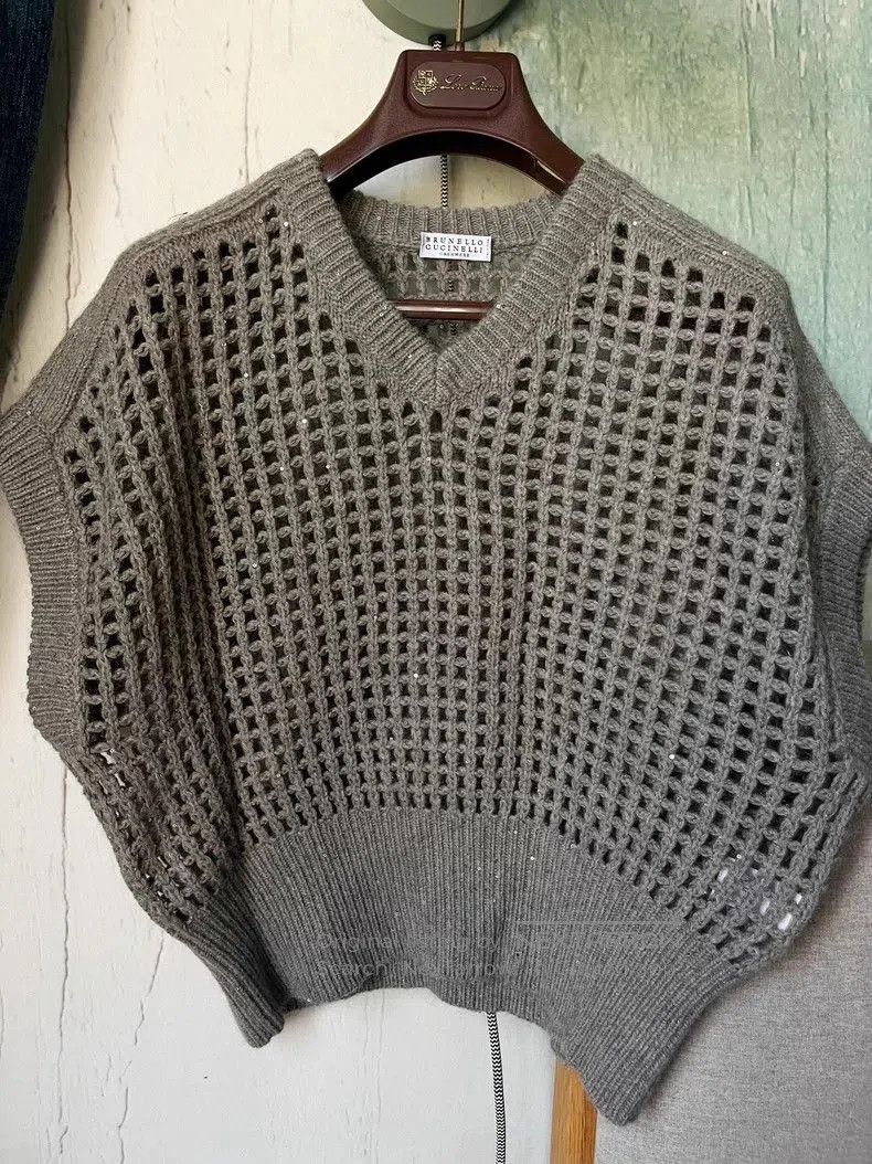 Brunello Cucinelli Brunello Cucinelli 2023 Sequin Cashmere Sweater. Size US M / EU 48-50 / 2 - 1 Thumbnail