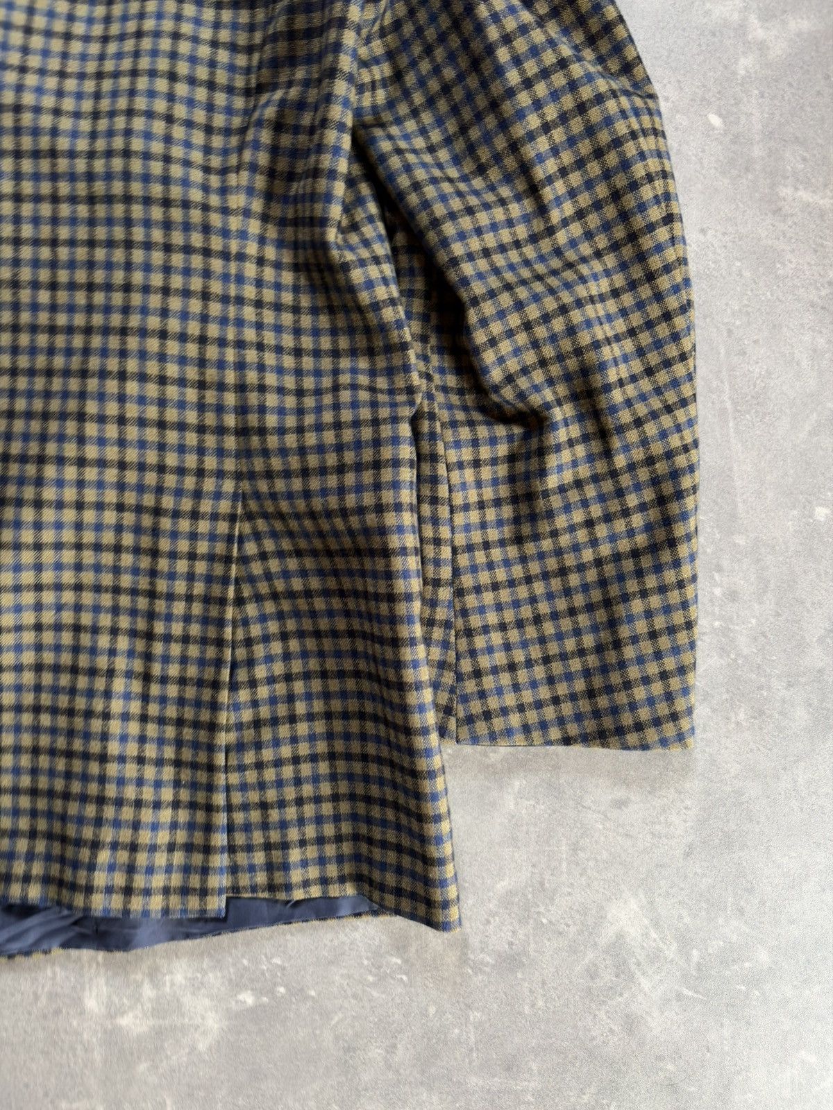 Cerruti 1881 Cerruti 1881 Pure 100% Cashmere Double Breasted Plaid Blazer Size 46R - 14 Thumbnail