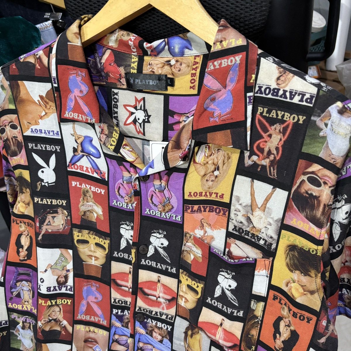 Playboy Playboy fullprint button up shirt Size US L / EU 52-54 / 3 - 2 Thumbnail