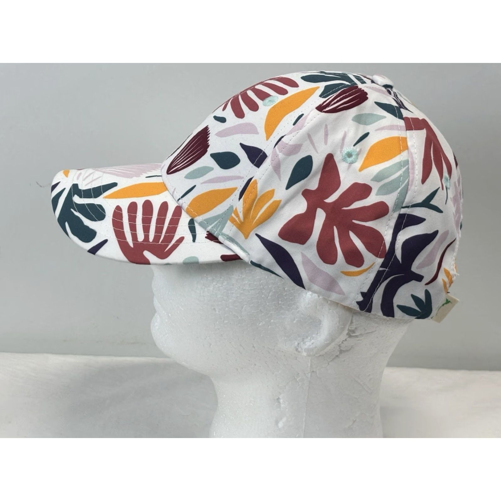 Vintage Gyal Bashy Floral Tropical Baseball Hat Cap Adjustable Vacation Cruise Size ONE SIZE - 3 Thumbnail