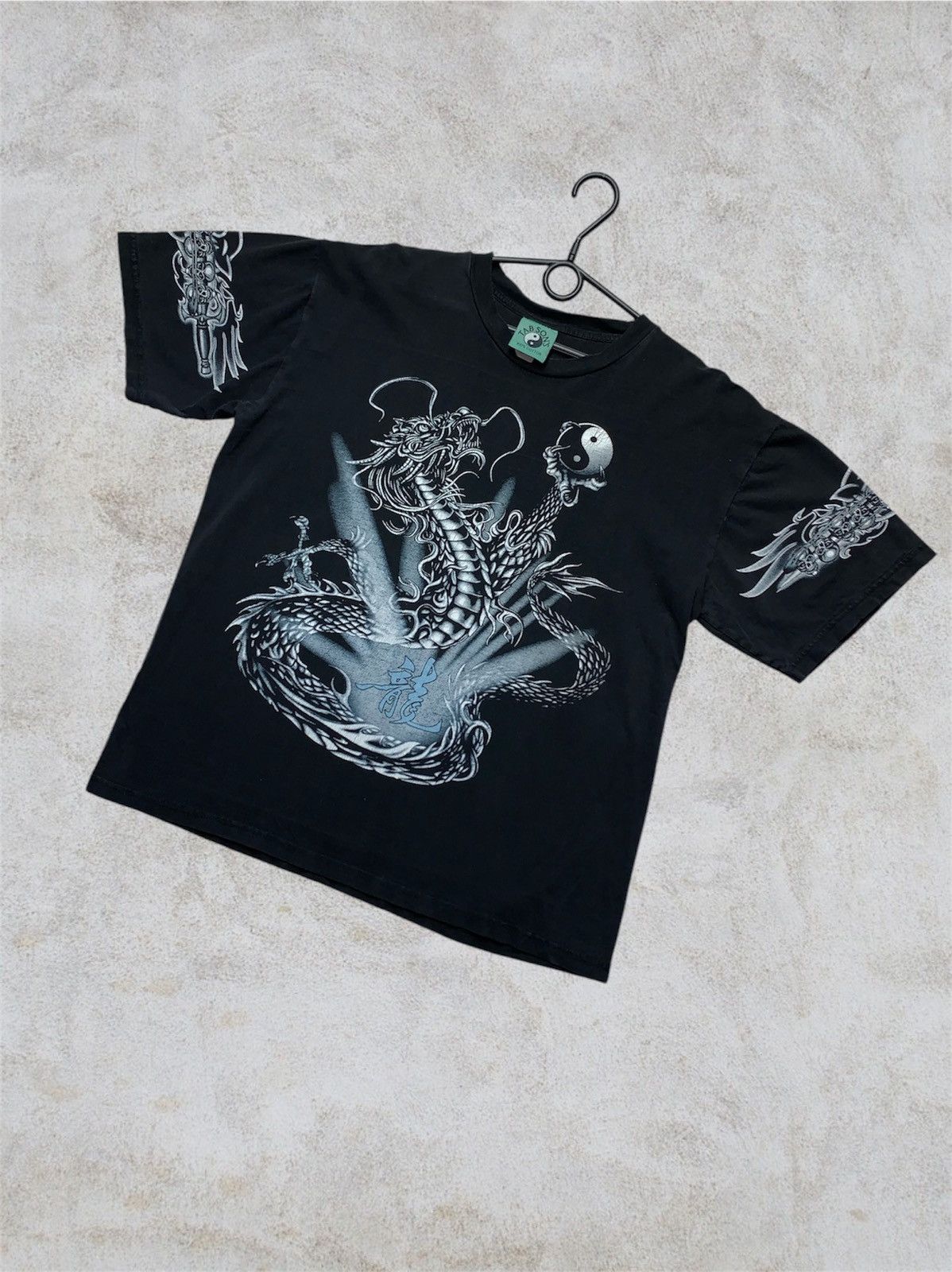 Vintage Yin Yang vintage dragon T-shirt tab sons Size M rare Size US M / EU 48-50 / 2 - 1 Thumbnail