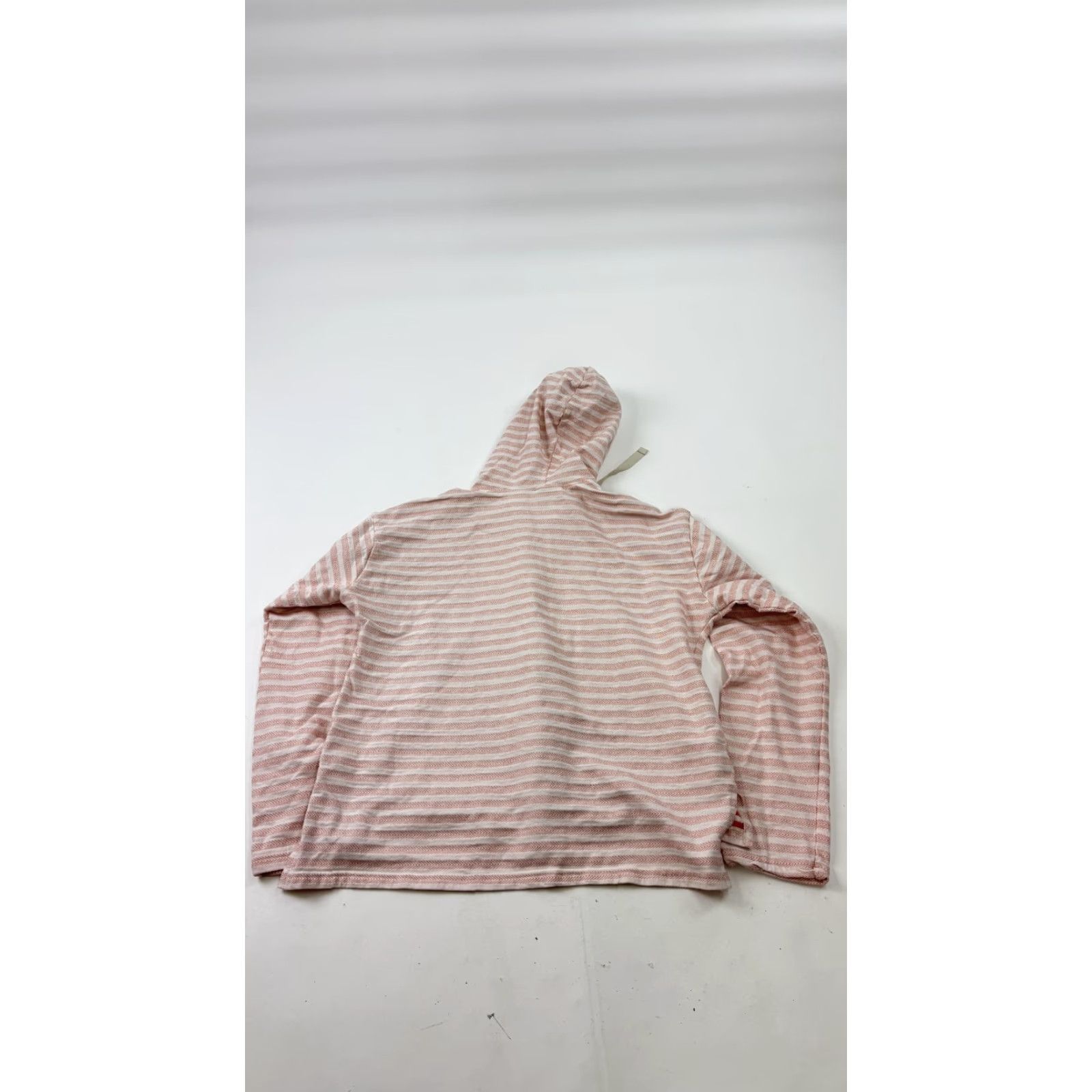 Pinko Columbia Hoodie Womens Small Pink White Stripe Zip Up Soft Cozy Fleece Jacket Size S / US 4 / IT 40 - 5 Thumbnail