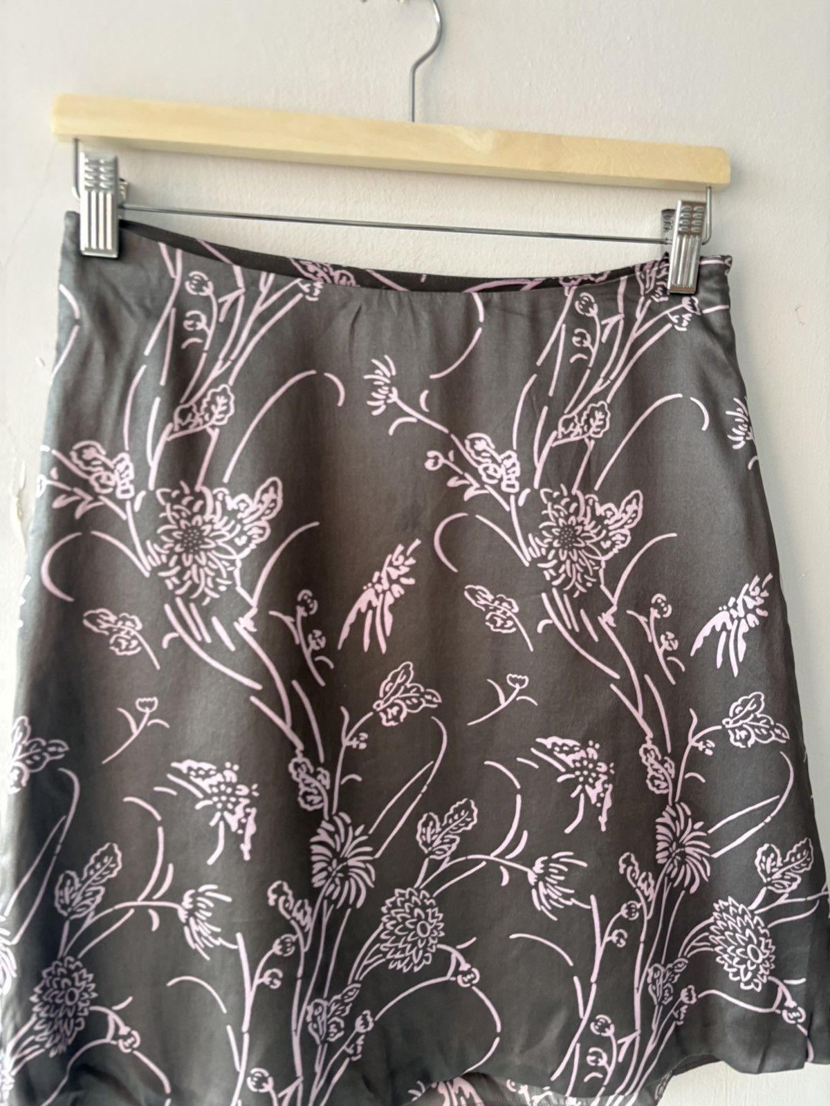 Vintage Network silk skirt Size 24" / US 00 / IT 34 - 7 Thumbnail