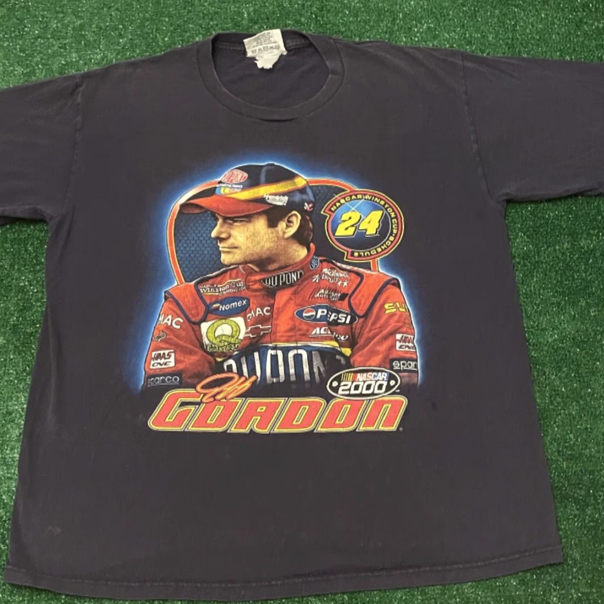 Chase Authentics VINTAGE Nascar Jeff Gordon Winston Cup 2000 VTG Shirt Mens Size L Blue 90s Double-Sided Mens Size US L / EU 52-54 / 3 - 2 Thumbnail
