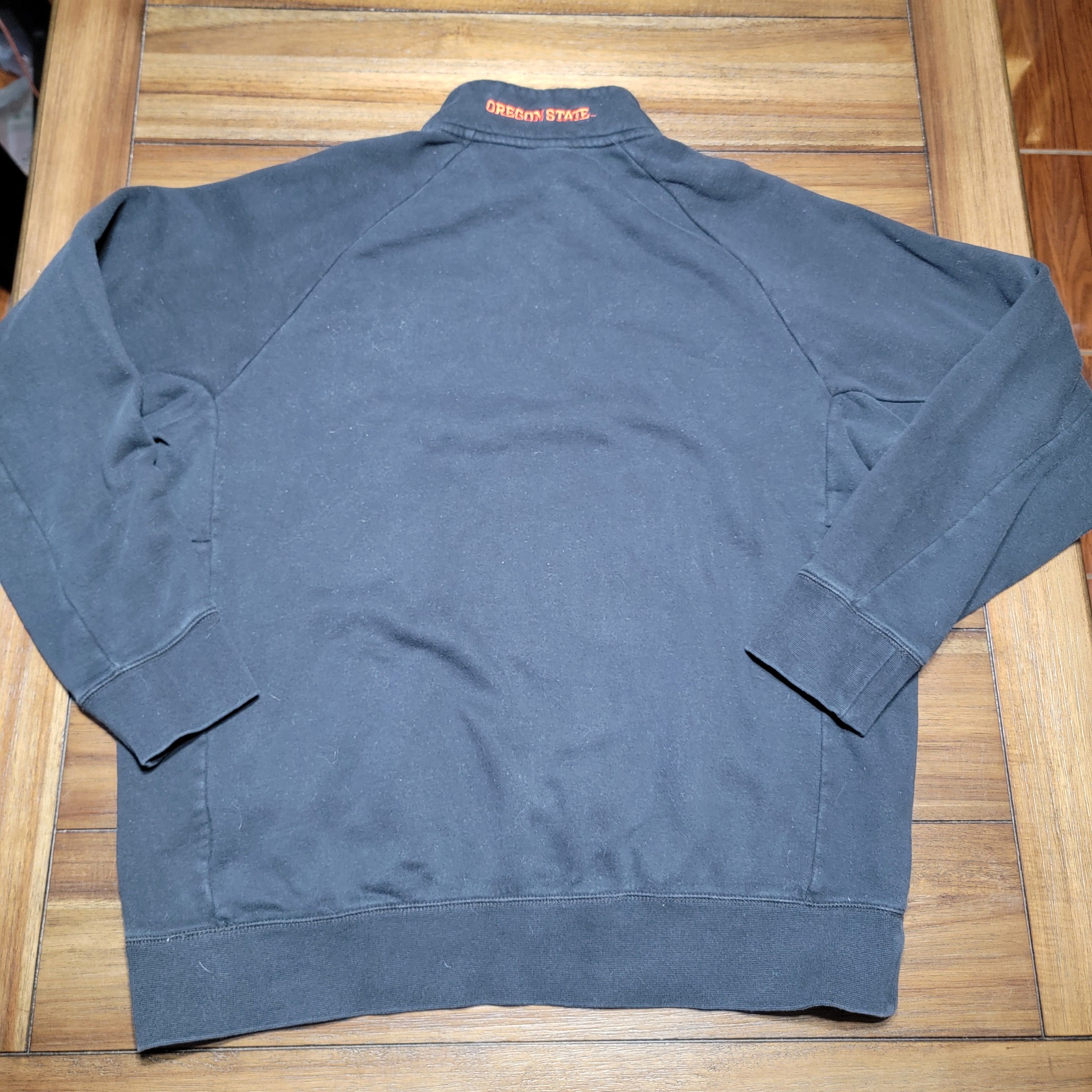 Nike Nike Oregon State LS Quarter Zip Unisex Pullover - Large Size US L / EU 52-54 / 3 - 3 Thumbnail