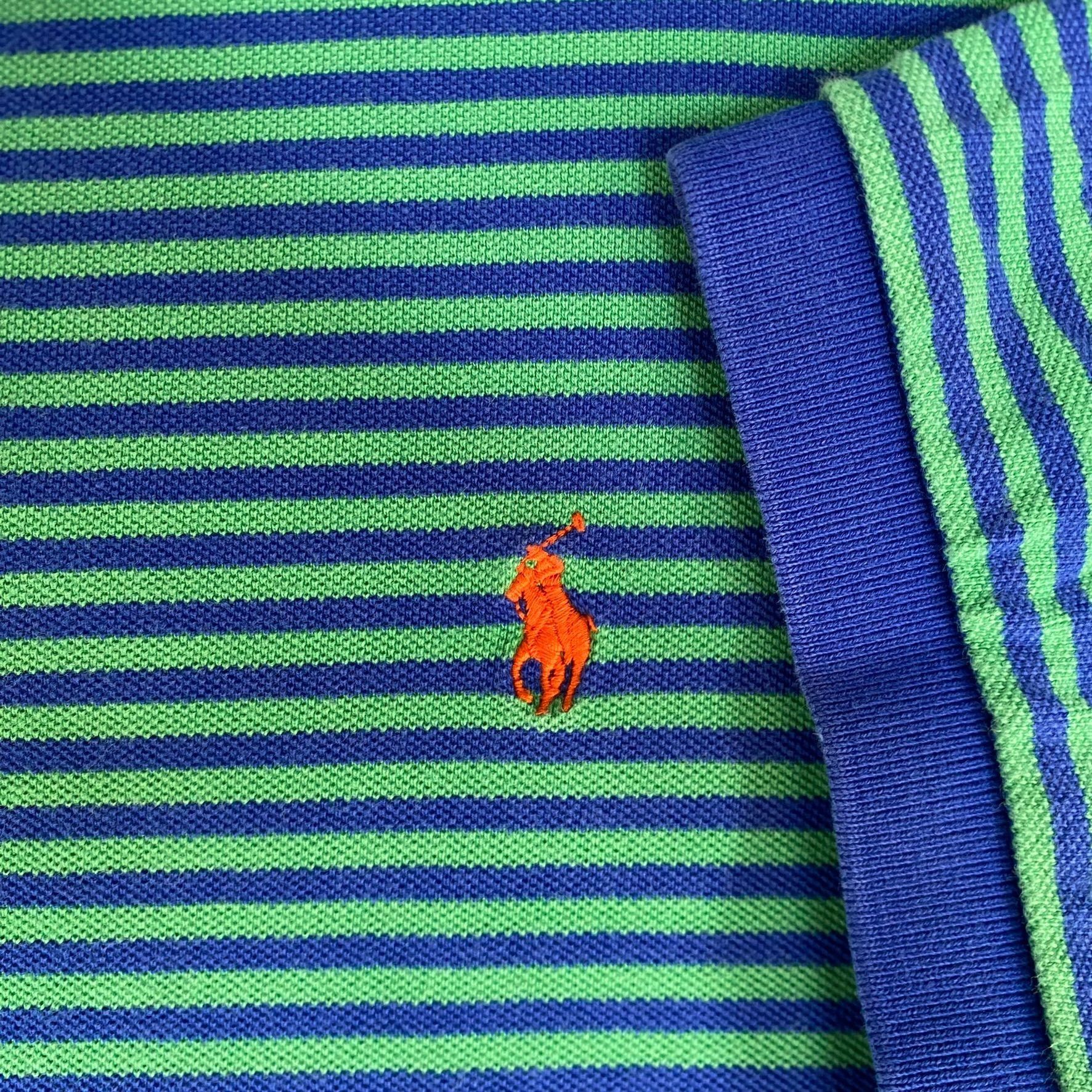 Polo Ralph Lauren Vintage Y2K Ralph Lauren Shirt Striped Logo Polo Shirt Size US XL / EU 56 / 4 - 3 Thumbnail