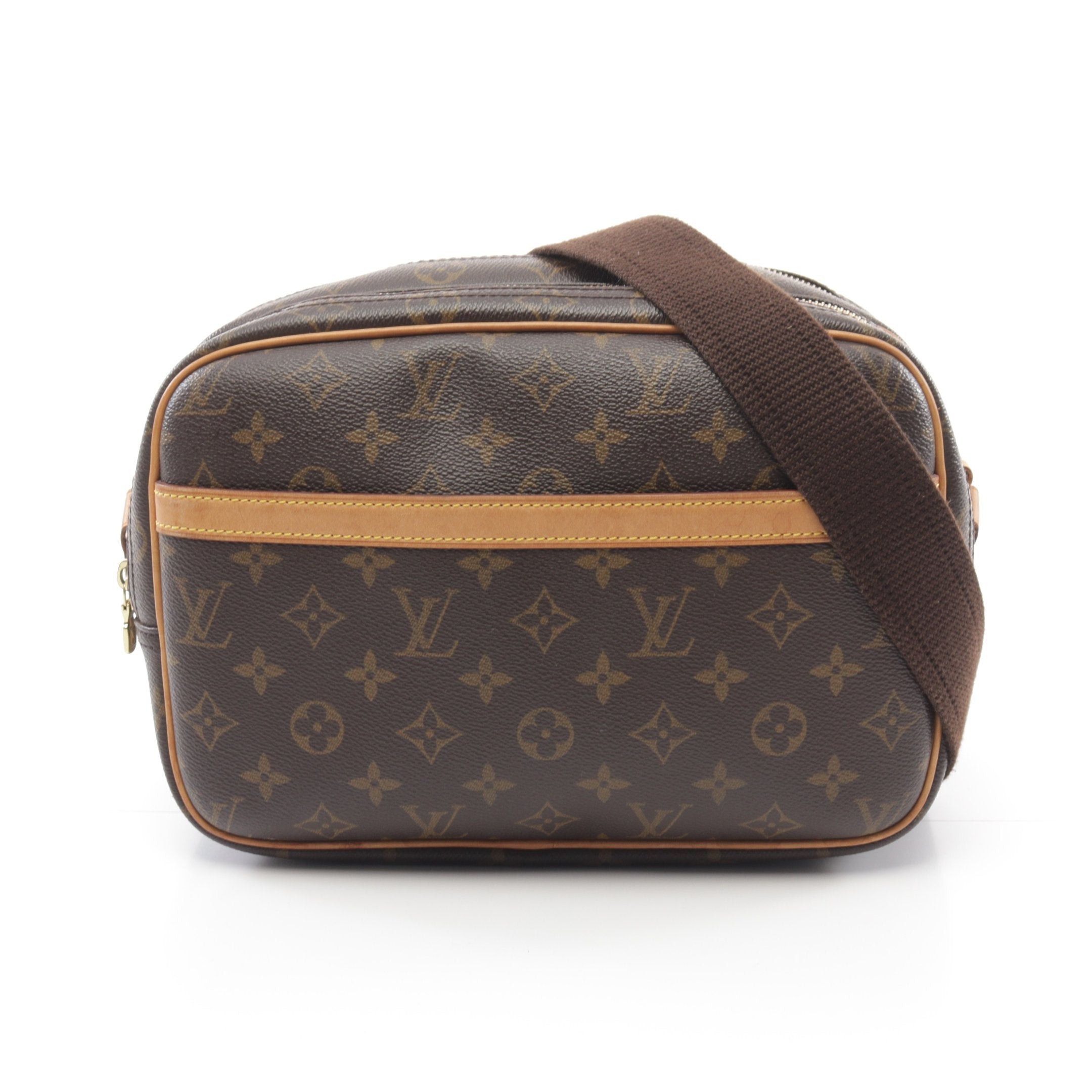 Louis Vuitton Louis Vuitton Reporter Pm Monogram Shoulder Bag Leather Brown Size ONE SIZE - 1 Thumbnail